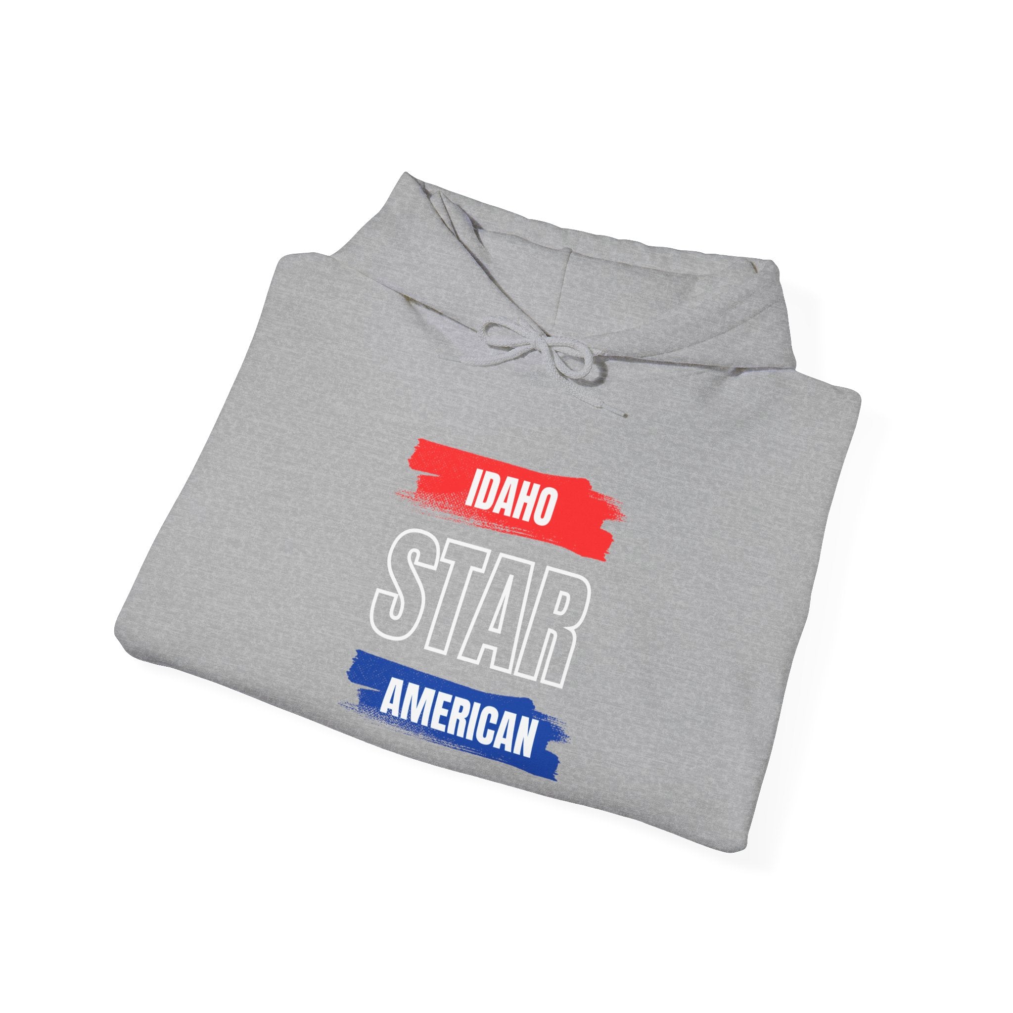 Idaho American Star Hoodie with Sleeve Logo