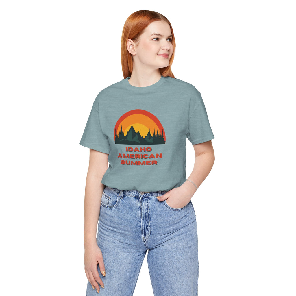 Idaho American Summer Retro T-Shirt