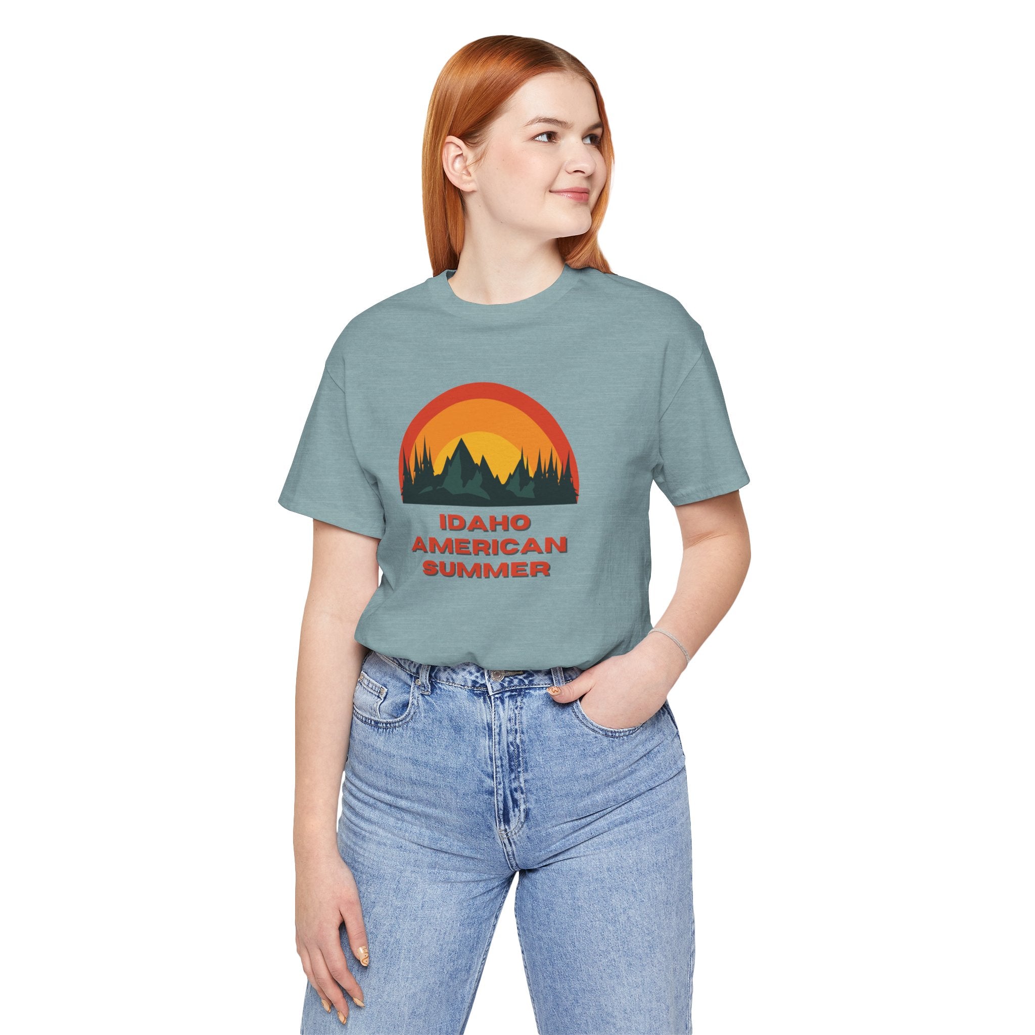 Idaho American Summer Retro T-Shirt
