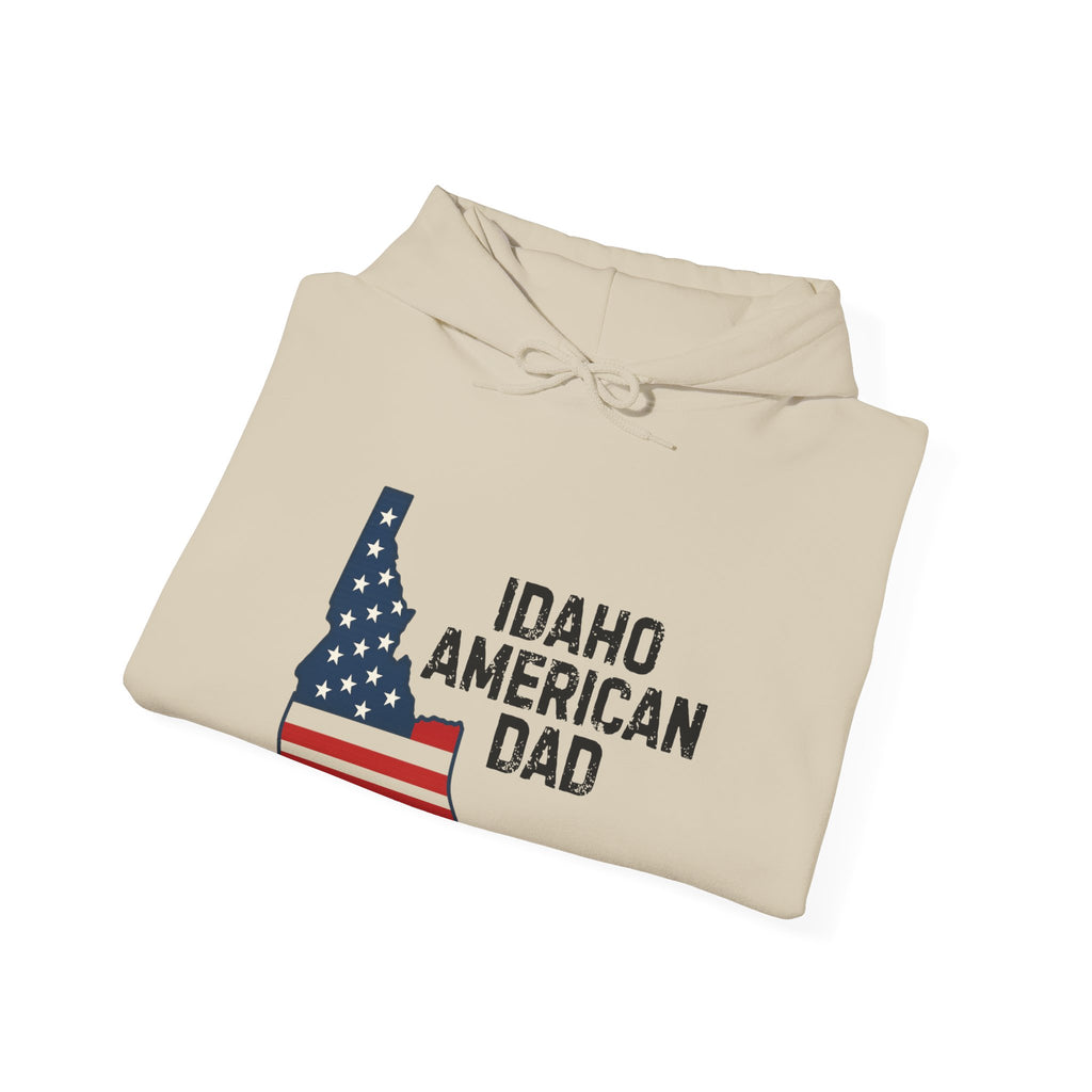 Idaho American Dad Hoodie No Sleeve Logo