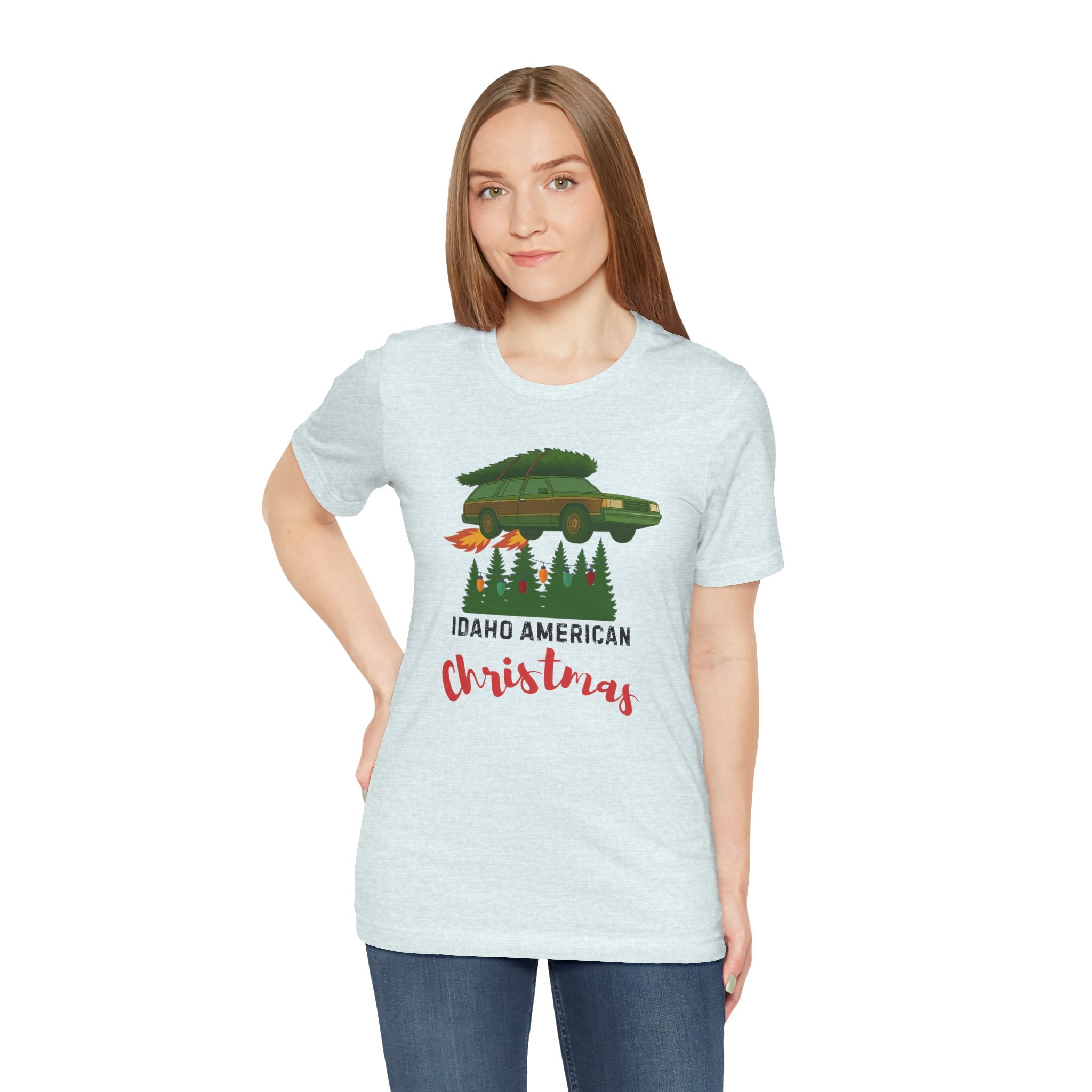 Idaho American Christmas Holiday T-Shirt