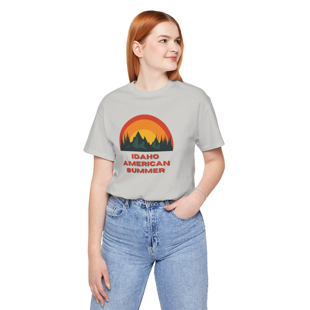 Idaho American Summer Retro T-Shirt
