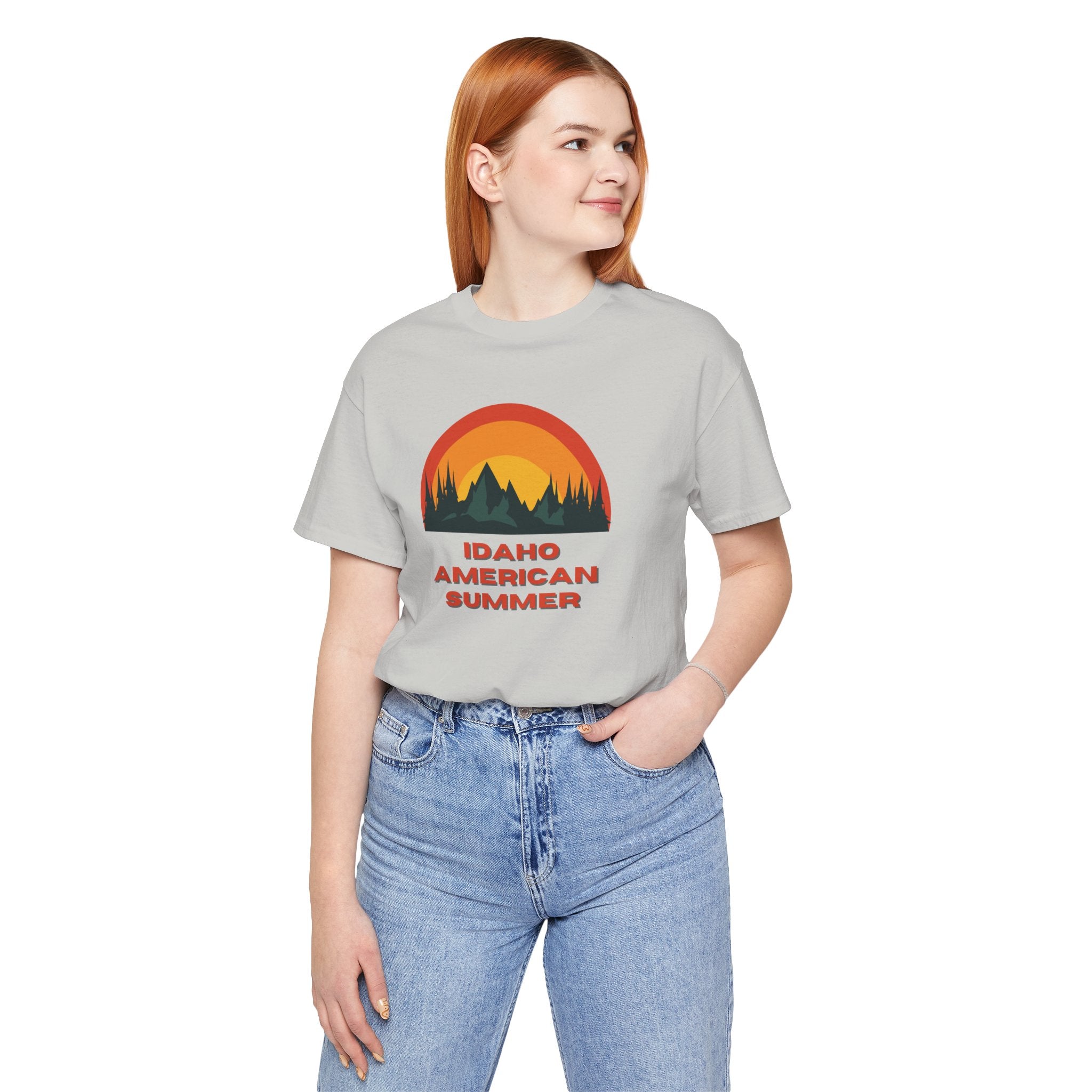Idaho American Summer Retro T-Shirt