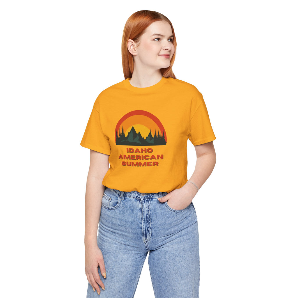 Idaho American Summer Retro T-Shirt
