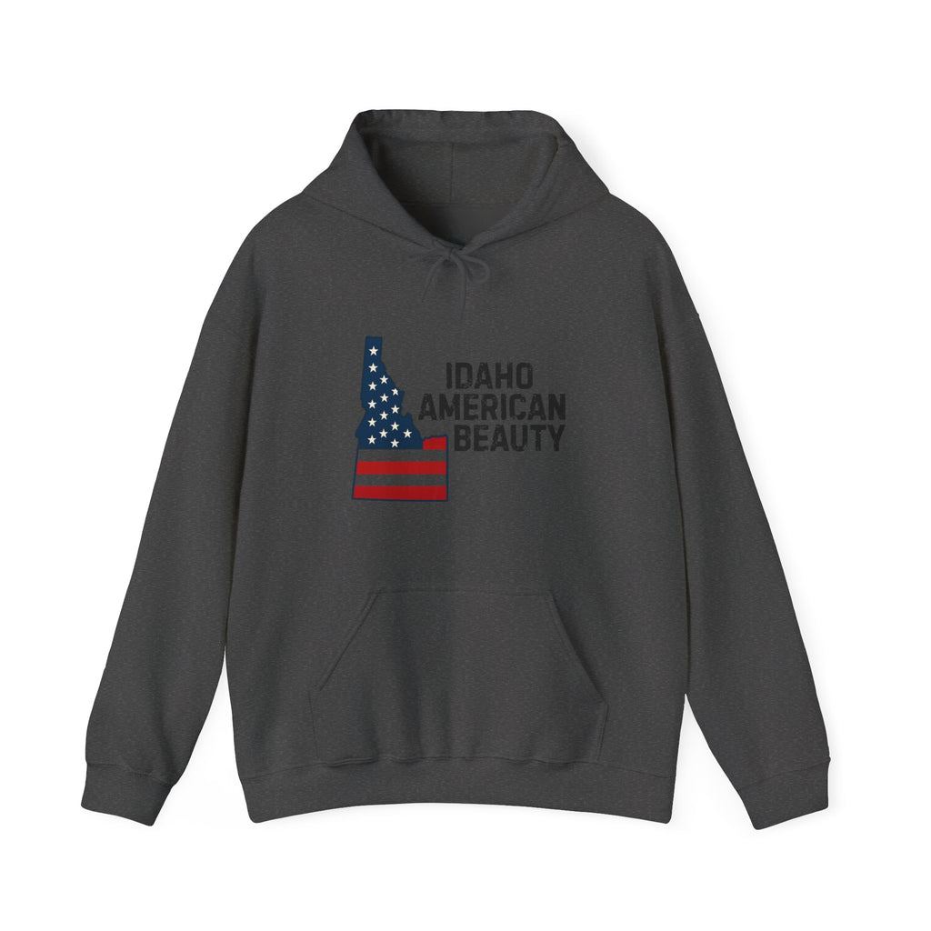 Idaho American Beauty Hoodie with No Sleeve Logo