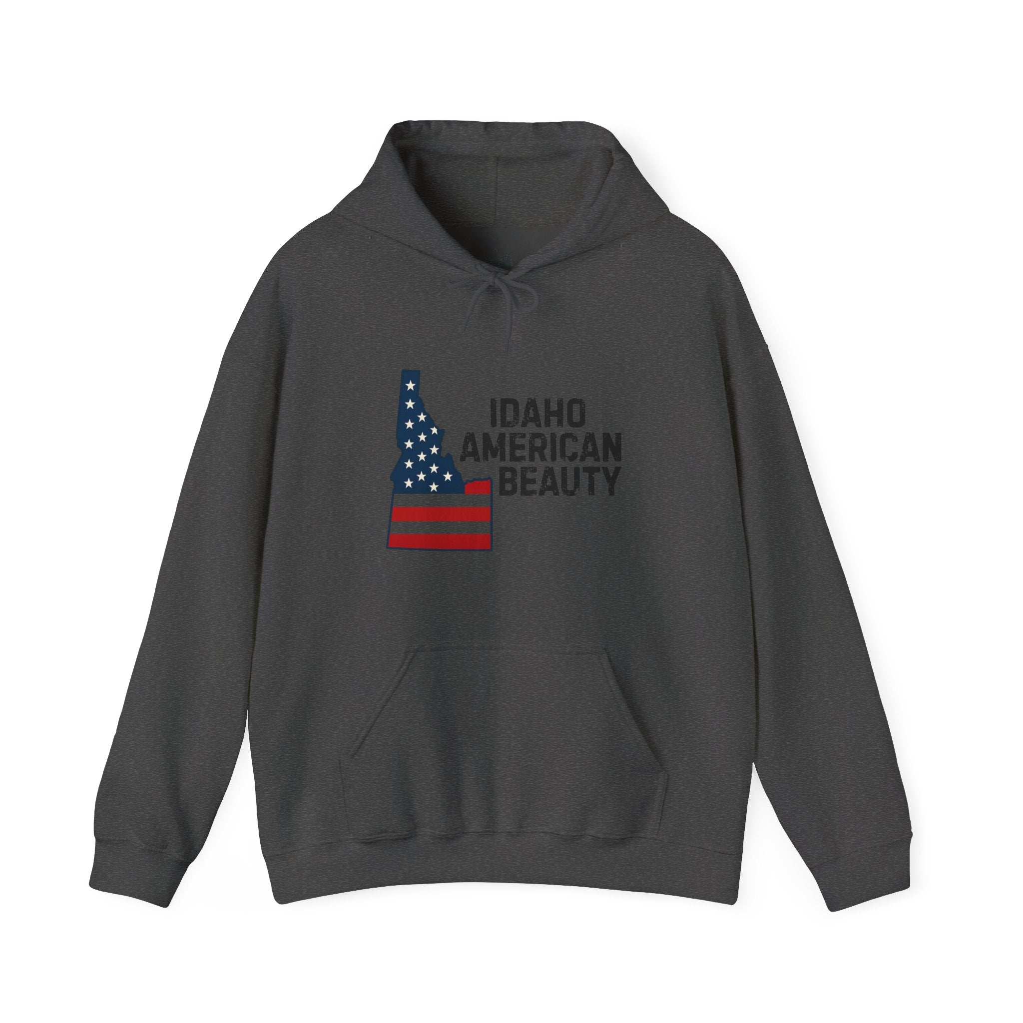 Idaho American Beauty Hoodie with No Sleeve Logo