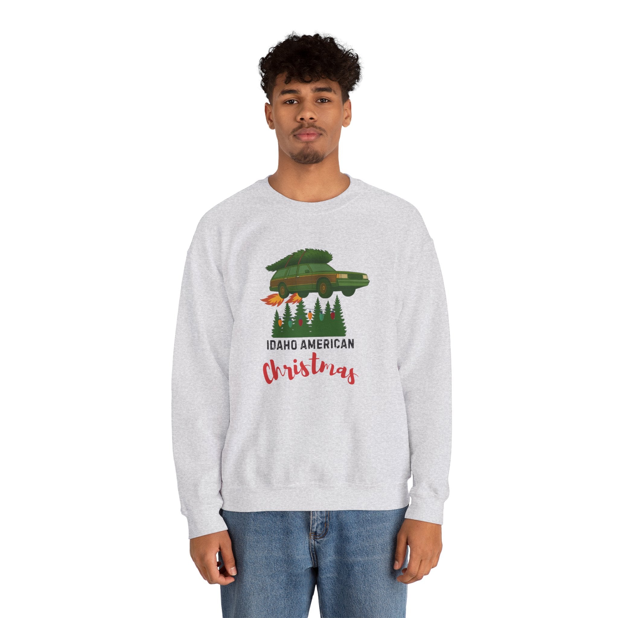 "Idaho American Christmas Holiday Vacation" Sweatshirt