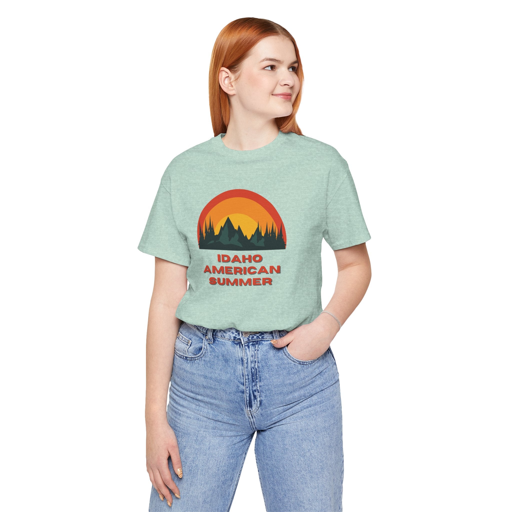 Idaho American Summer Retro T-Shirt