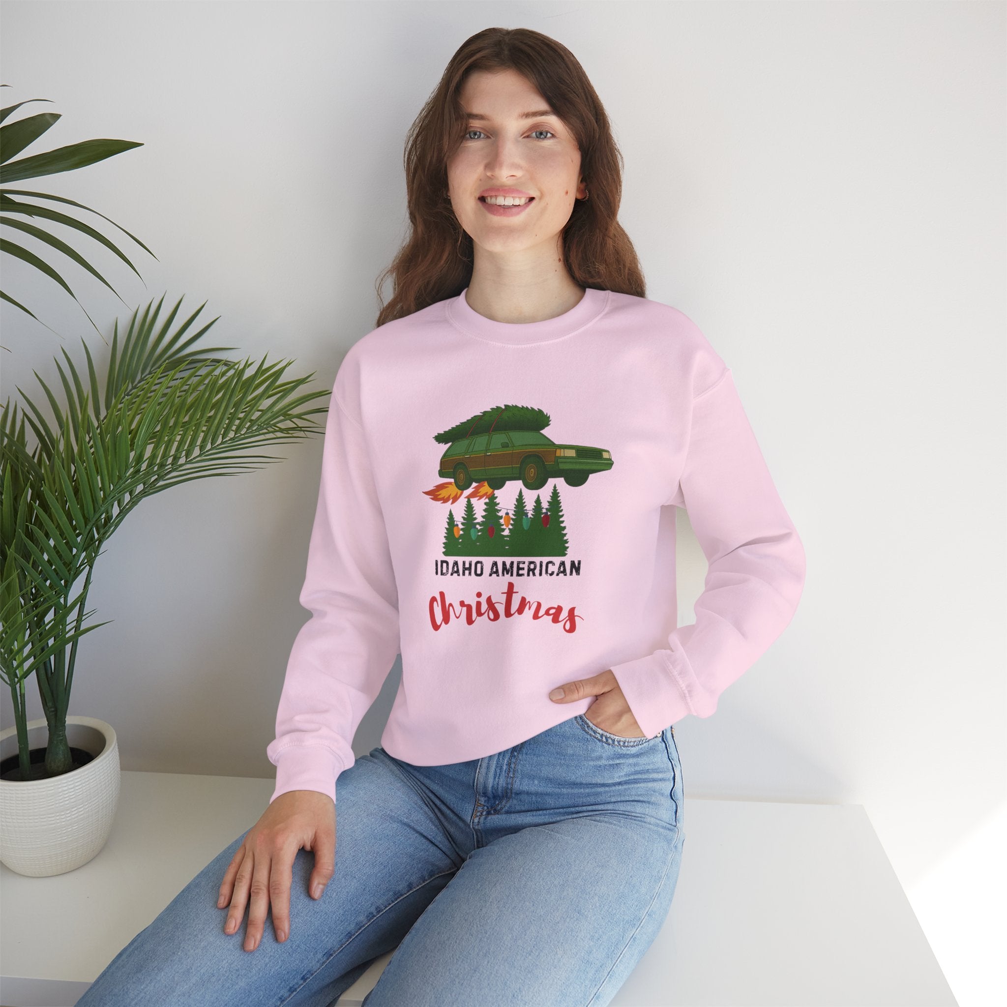 "Idaho American Christmas Holiday Vacation" Sweatshirt
