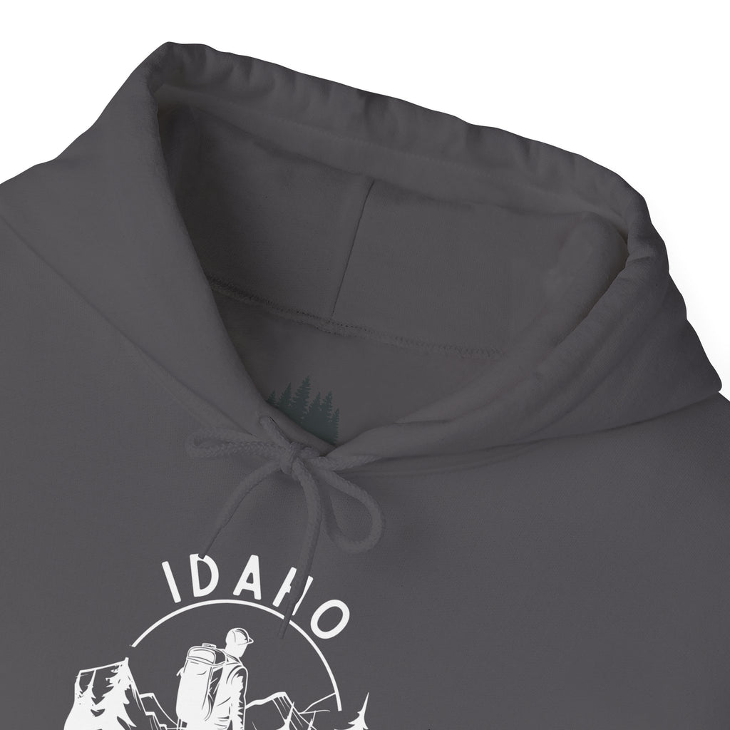"Idaho American Patriot State of Mind" Hoodie with Sleeve Logo
