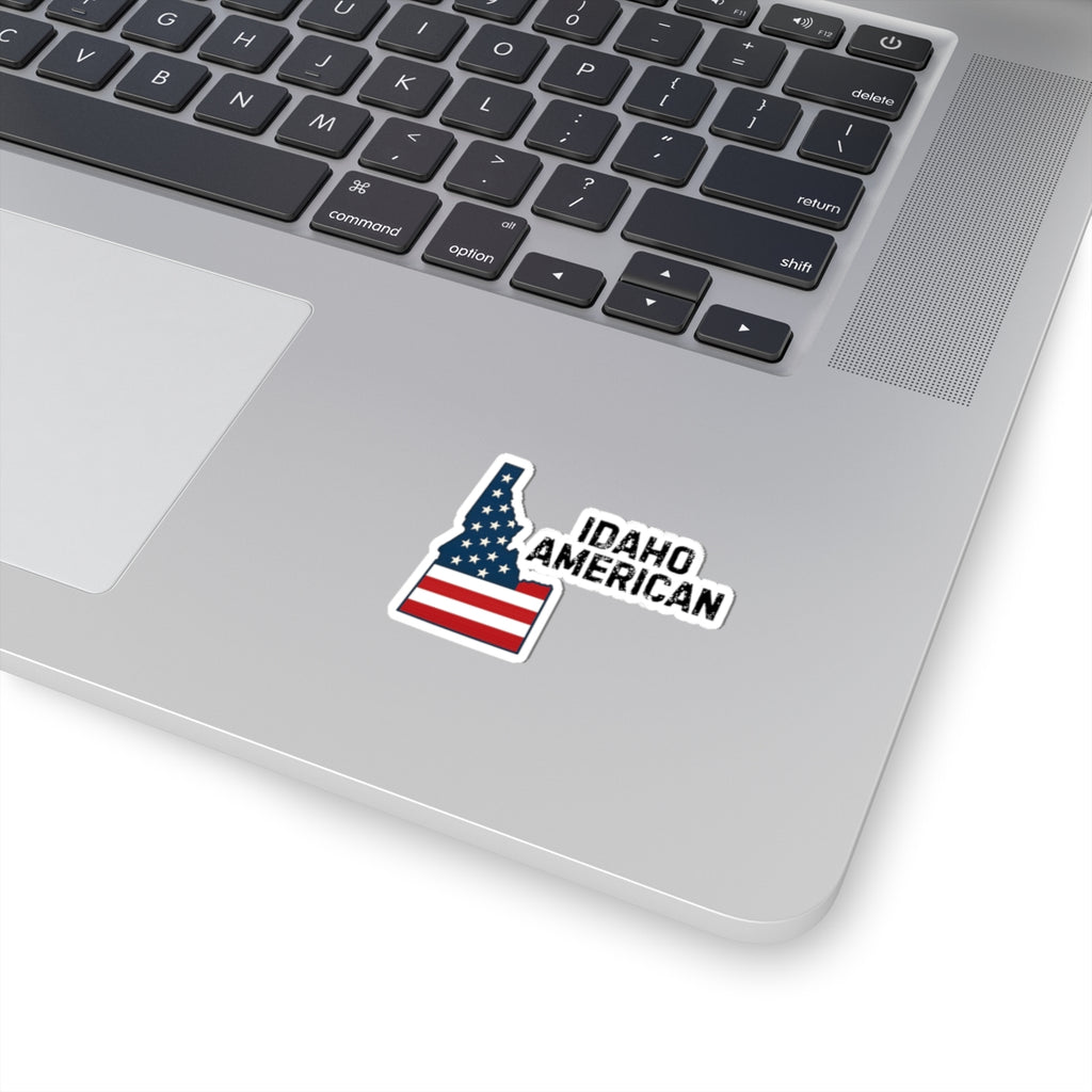 Idaho American Sticker — Decal for Patriotic Laptops, Cars & Water Bottles
