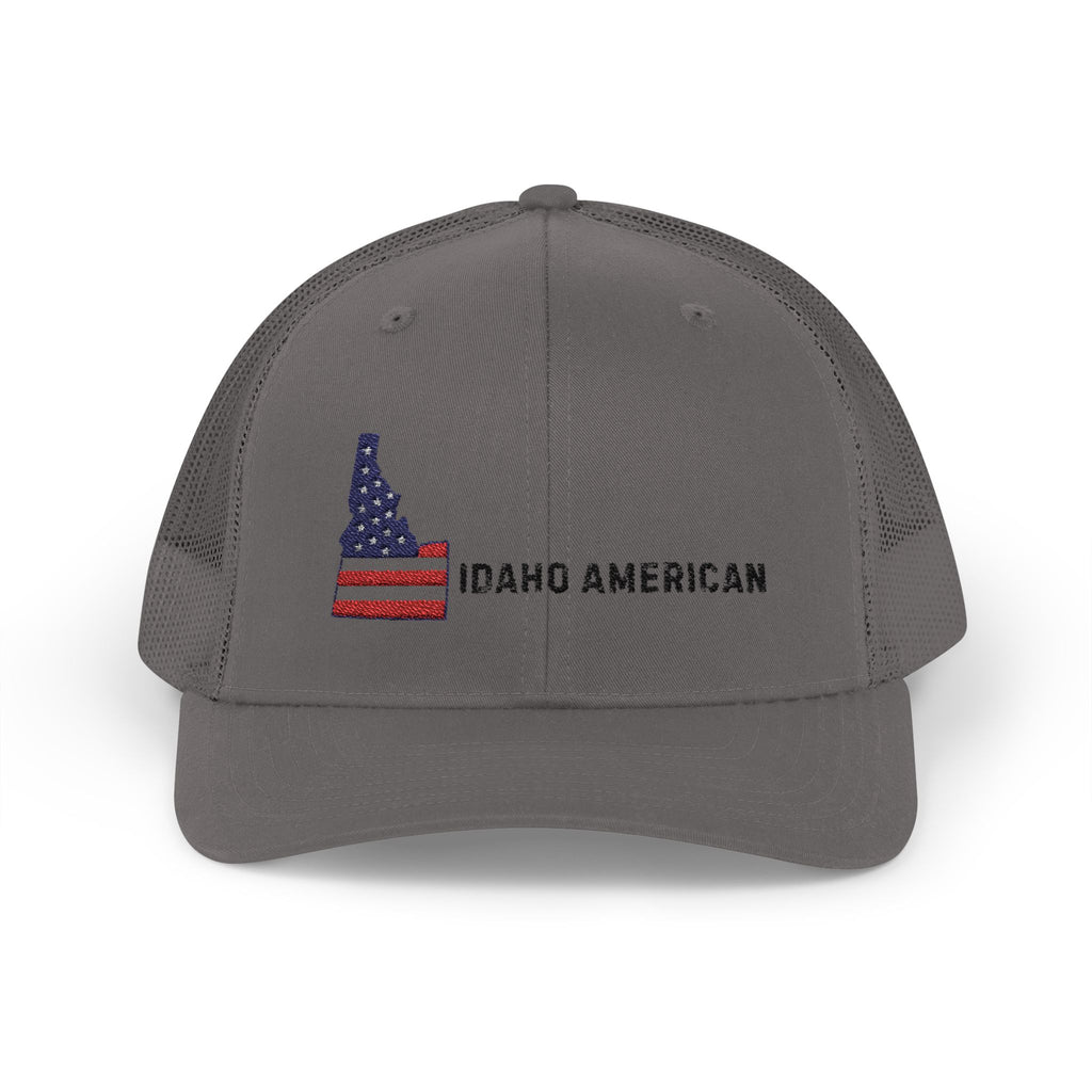 "Idaho American" Embroidered Snapback Trucker Cap