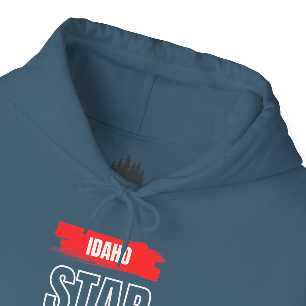 Idaho American Star Hoodie with Sleeve Logo
