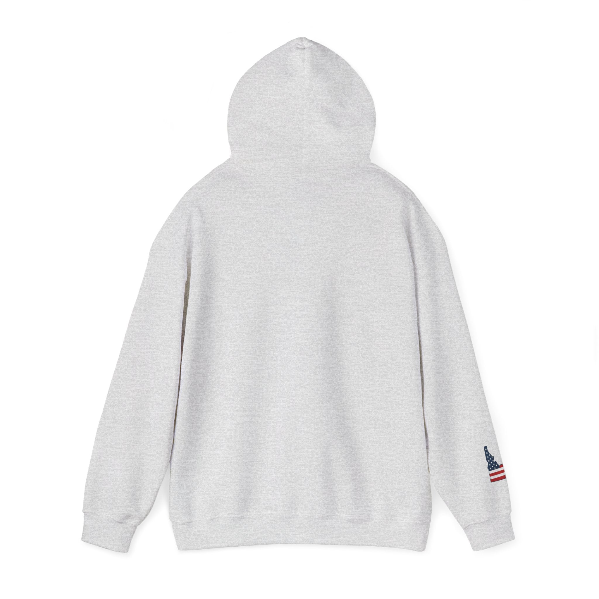'Idaho American' Hoodie with Sleeve Logo