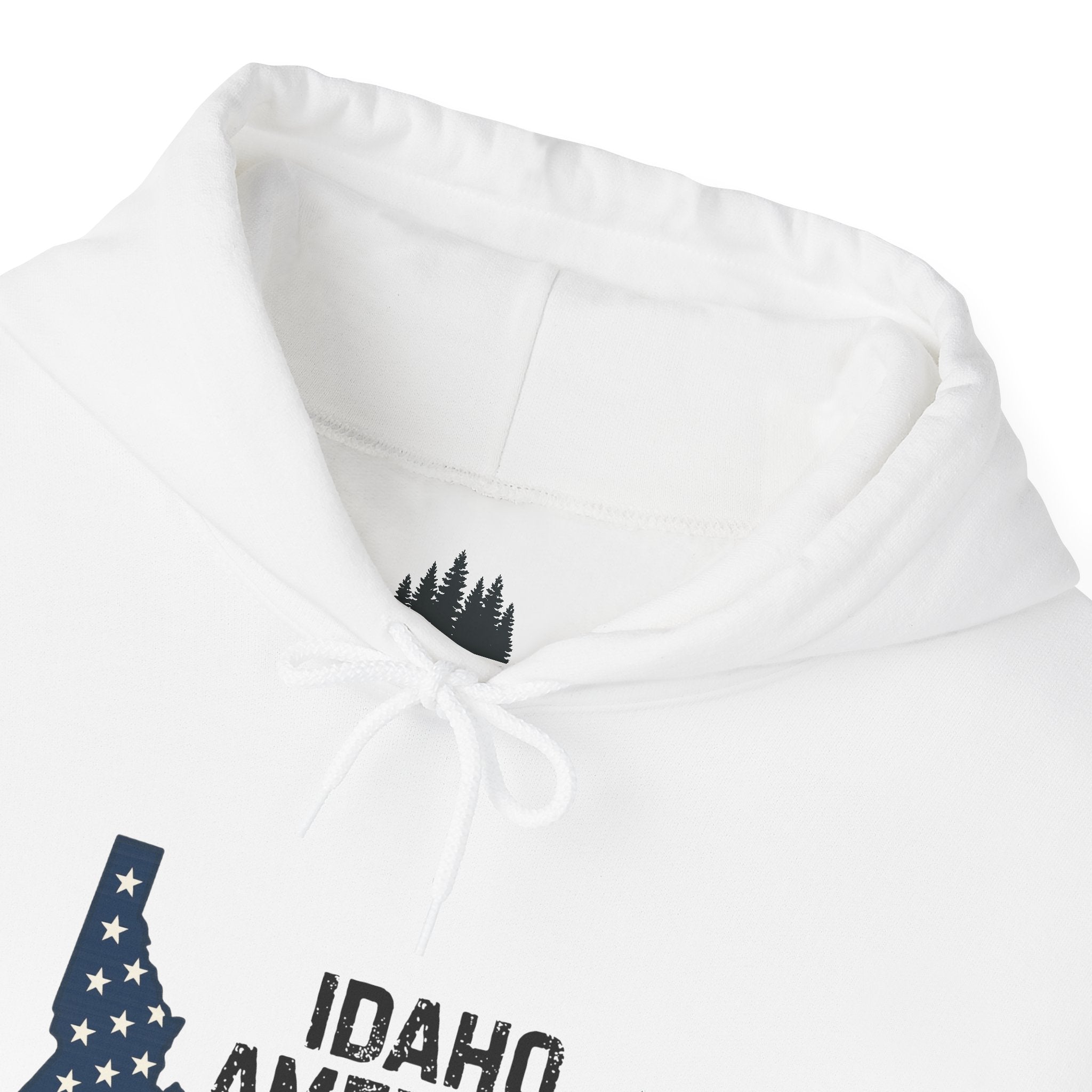 Idaho American Beauty Hoodie with No Sleeve Logo