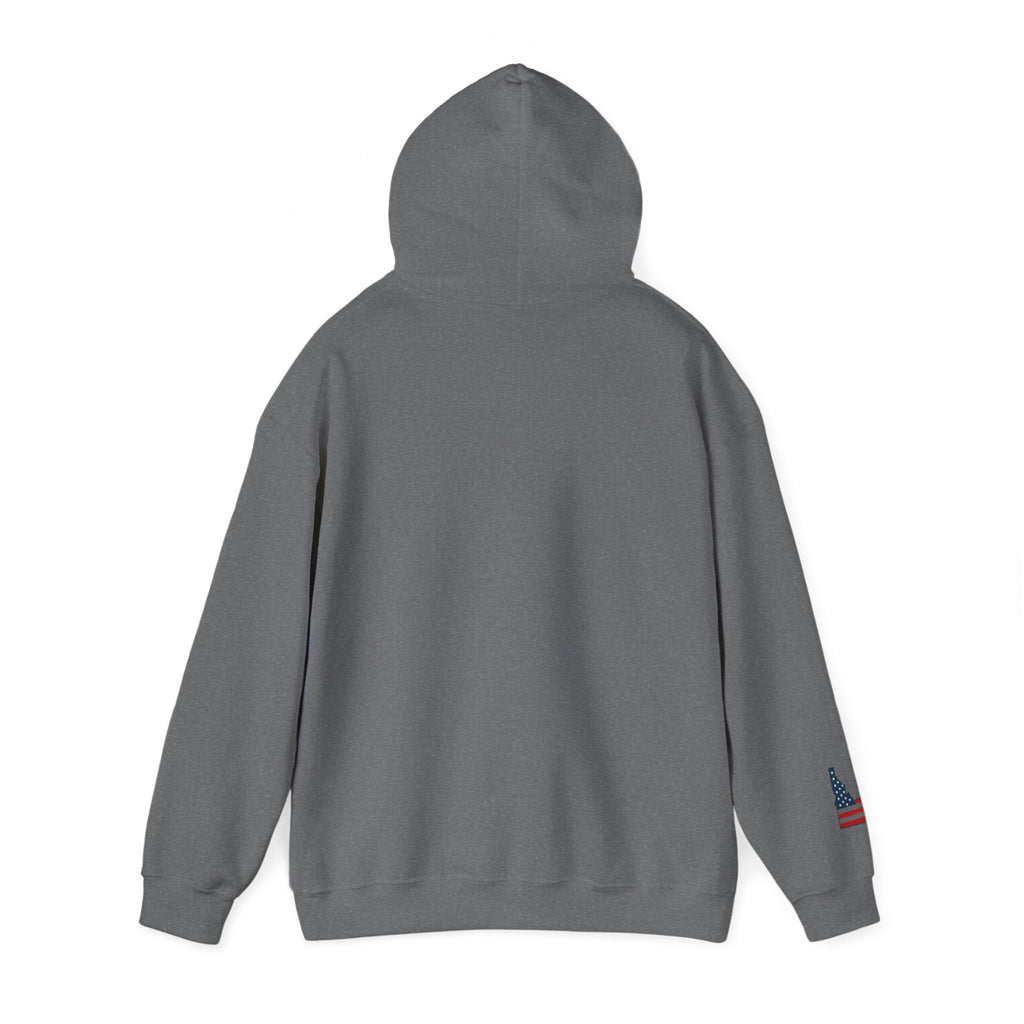 "Idaho American Patriot" Hoodie with Sleeve Logo