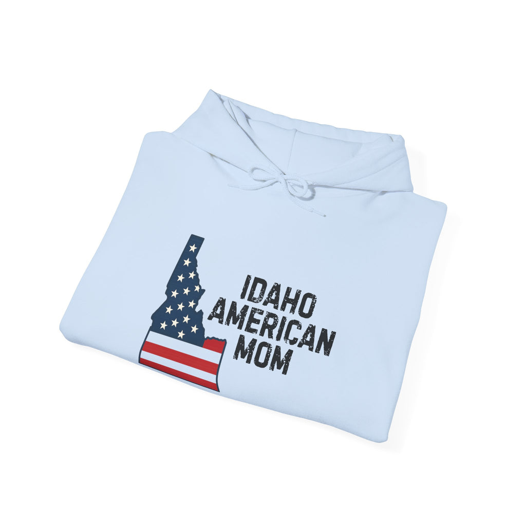 Idaho American Mom Hoodie With No Sleeve Logo