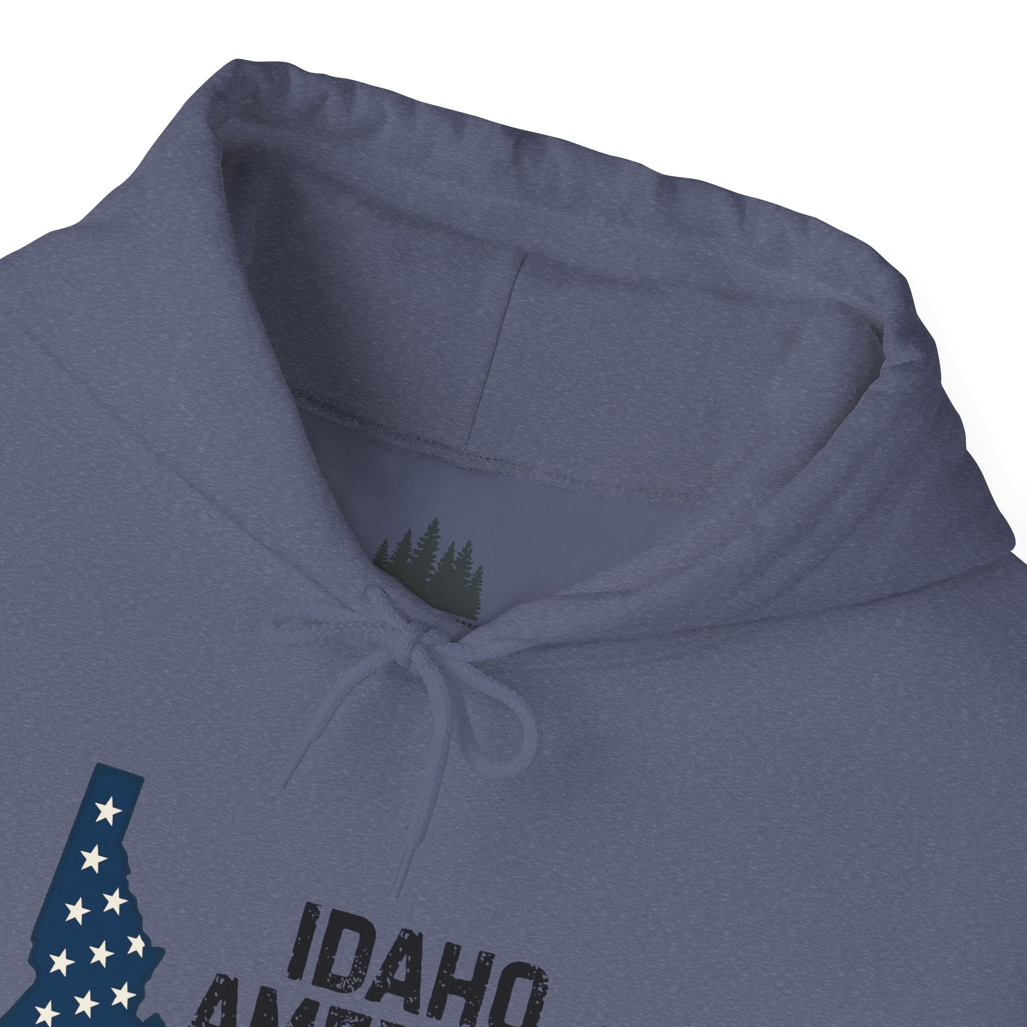 Idaho American Dad Hoodie No Sleeve Logo