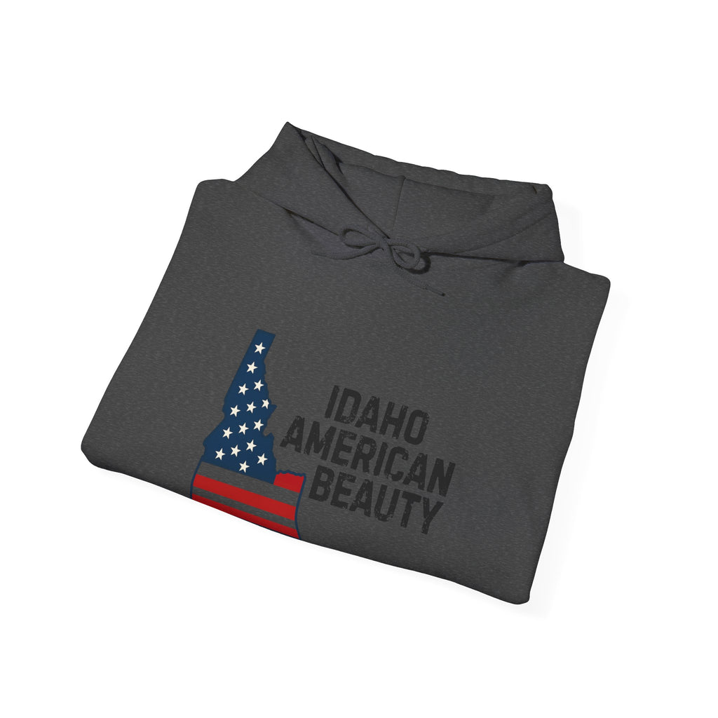 Idaho American Beauty Hoodie with No Sleeve Logo