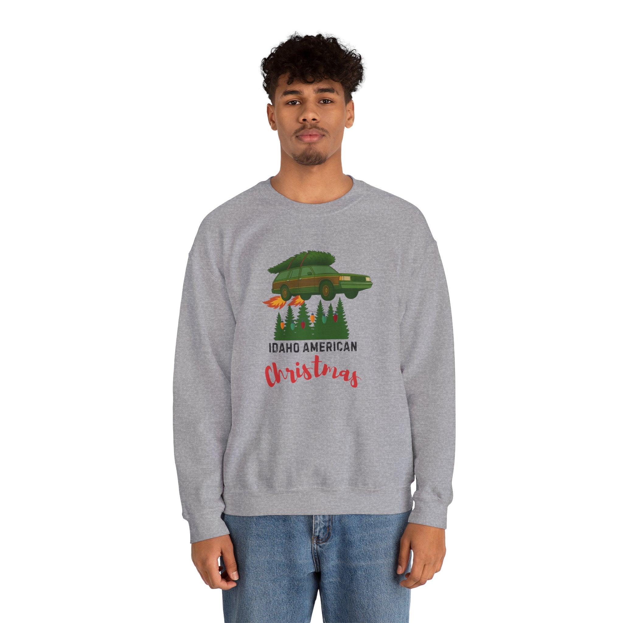 "Idaho American Christmas Holiday Vacation" Sweatshirt