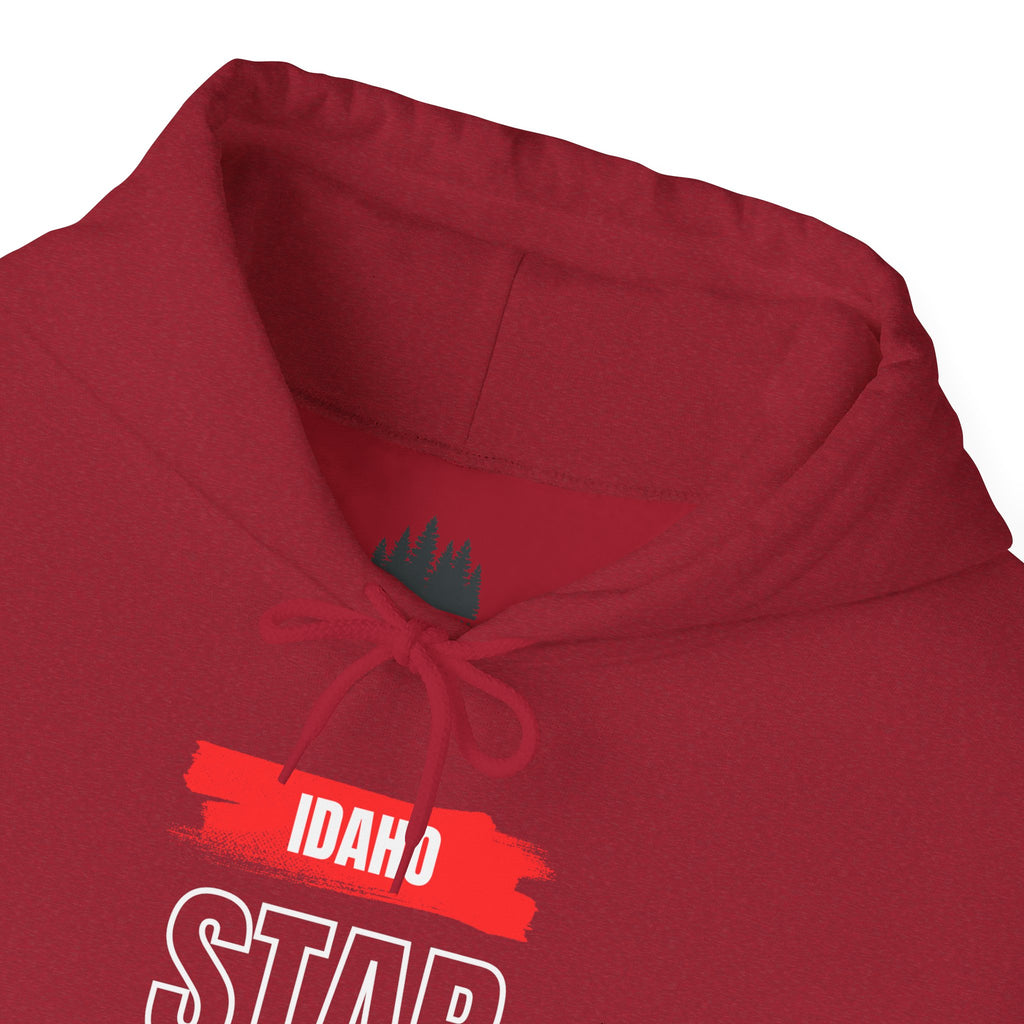 Idaho American Star Hoodie with Sleeve Logo
