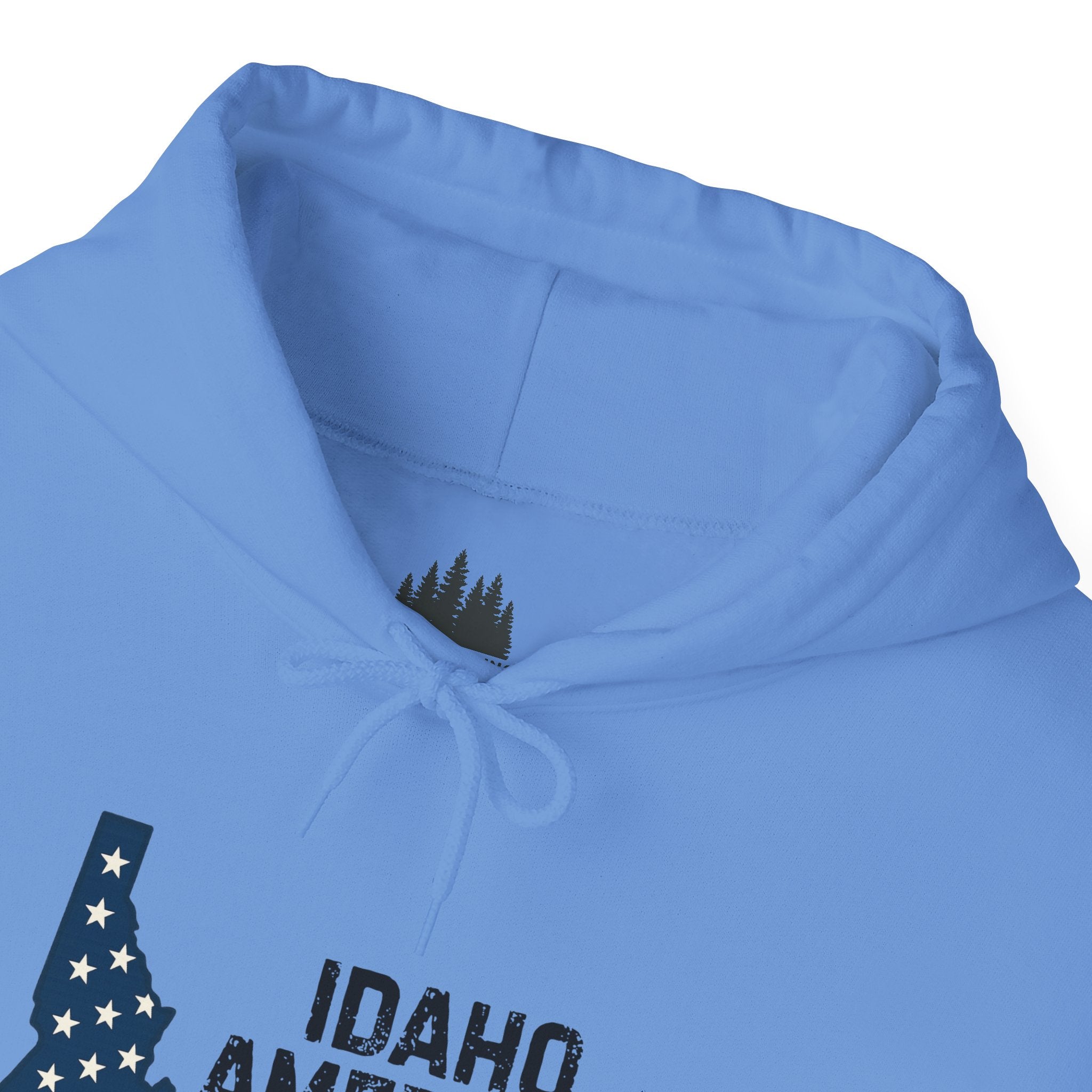 Idaho American Dad Hoodie No Sleeve Logo
