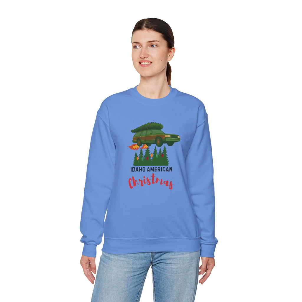 "Idaho American Christmas Holiday Vacation" Sweatshirt