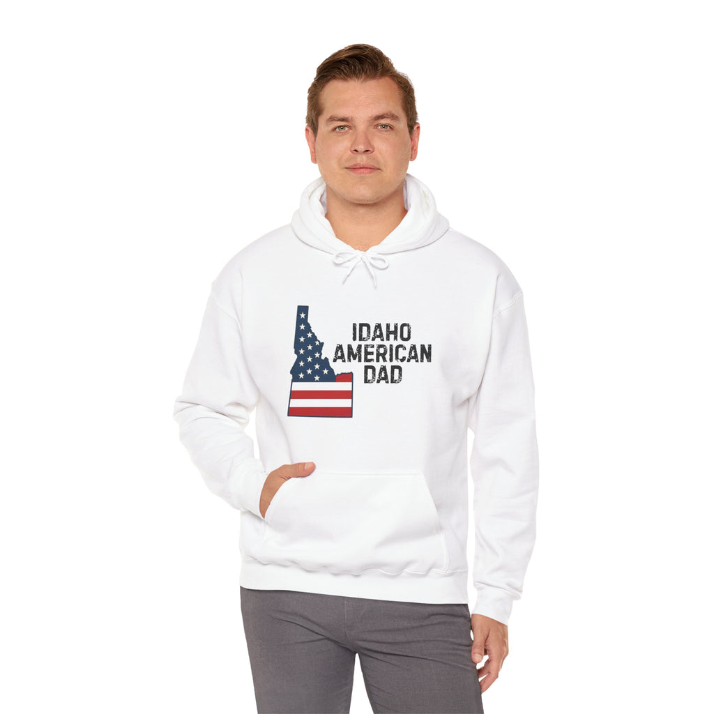 Idaho American Dad Hoodie No Sleeve Logo