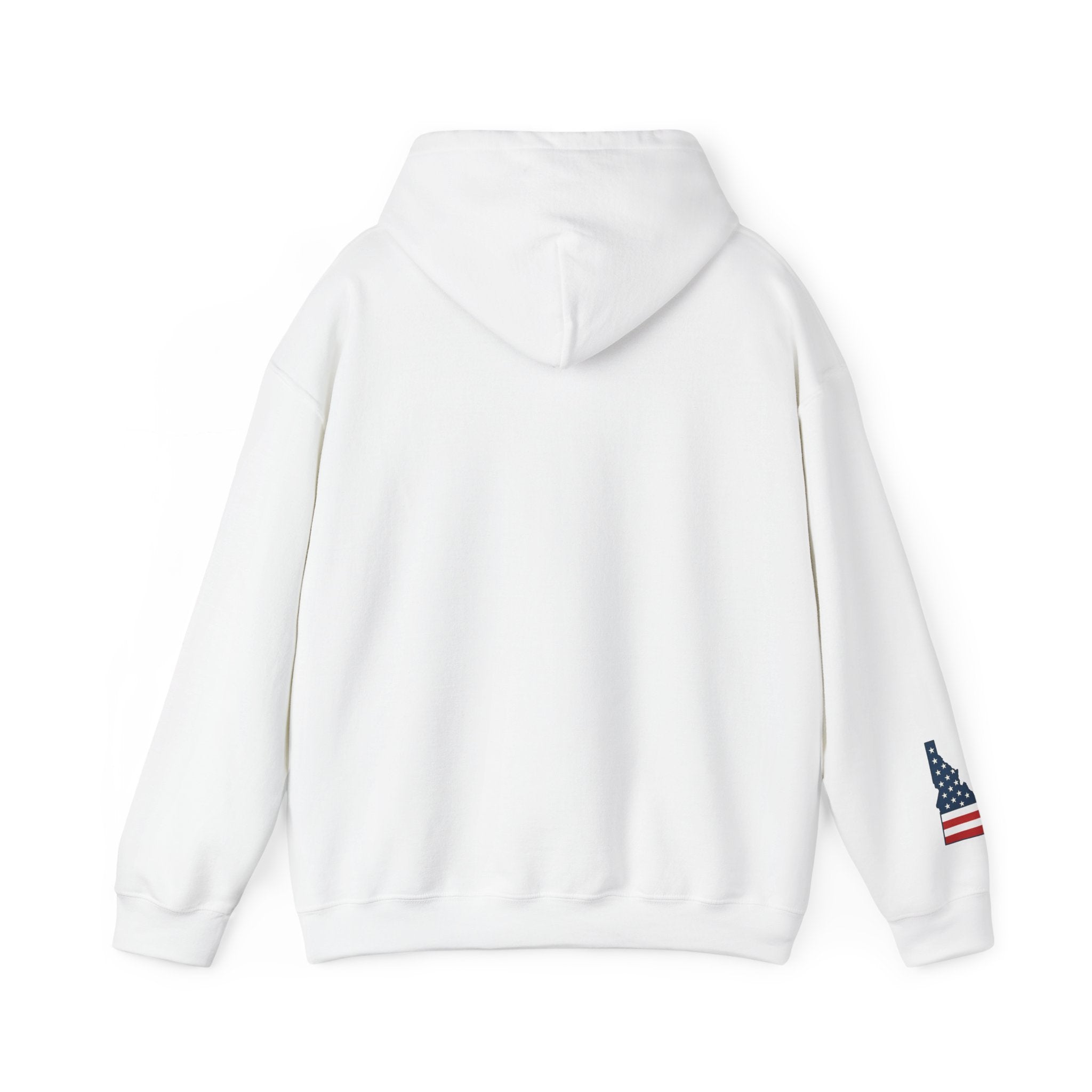 Idaho American Dad Hoodie with Sleeve Logo