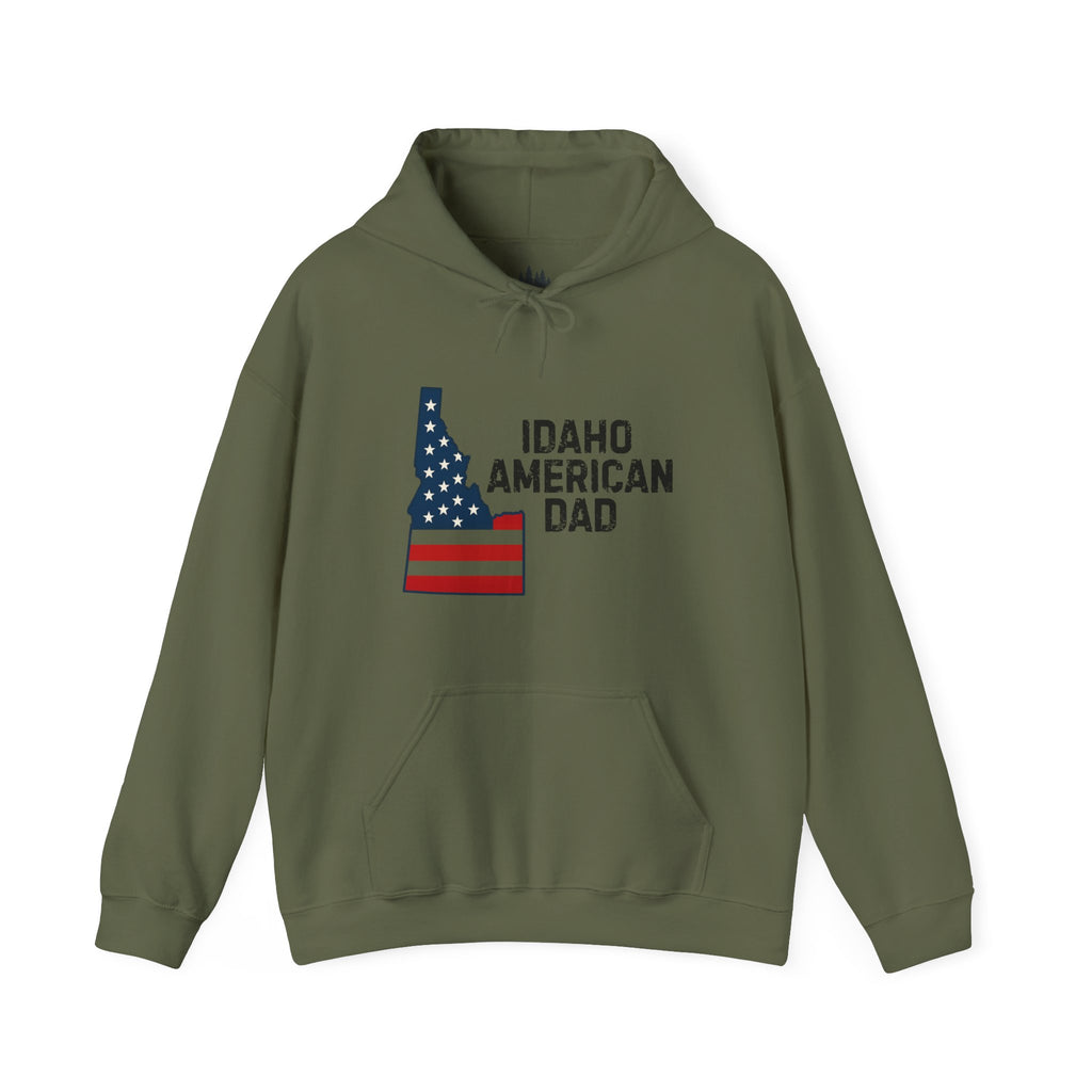 Idaho American Dad Hoodie No Sleeve Logo