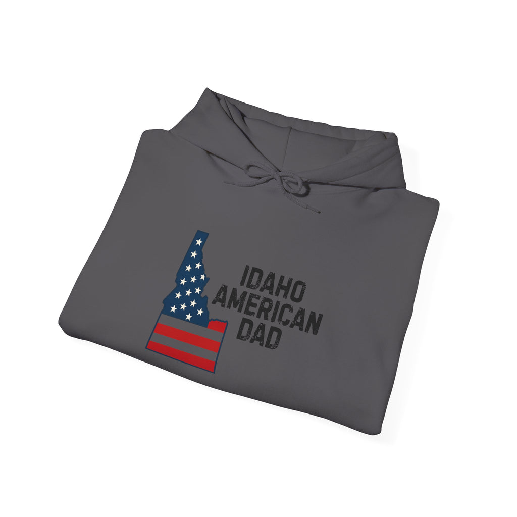 Idaho American Dad Hoodie with Sleeve Logo