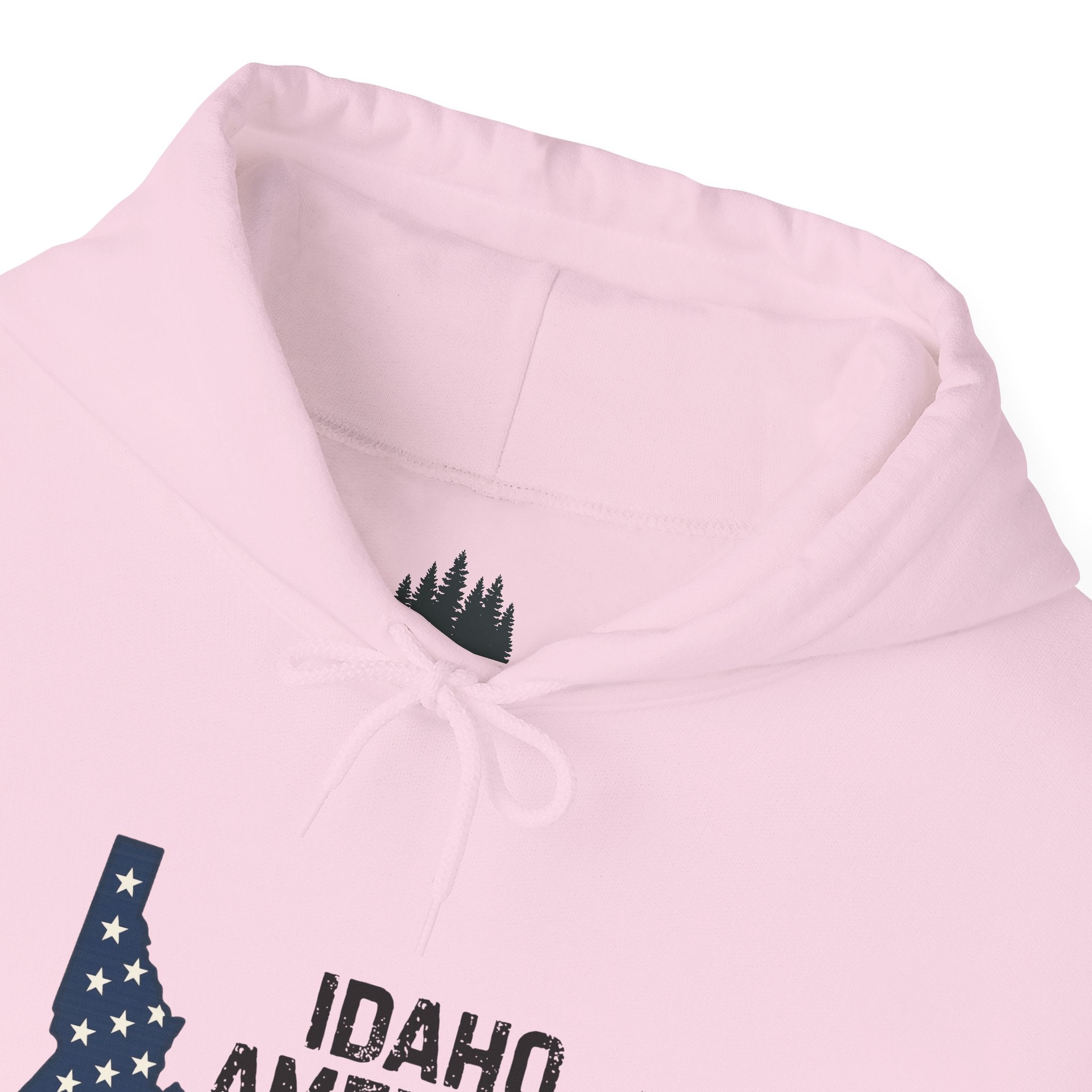 Idaho American Beauty Hoodie with No Sleeve Logo