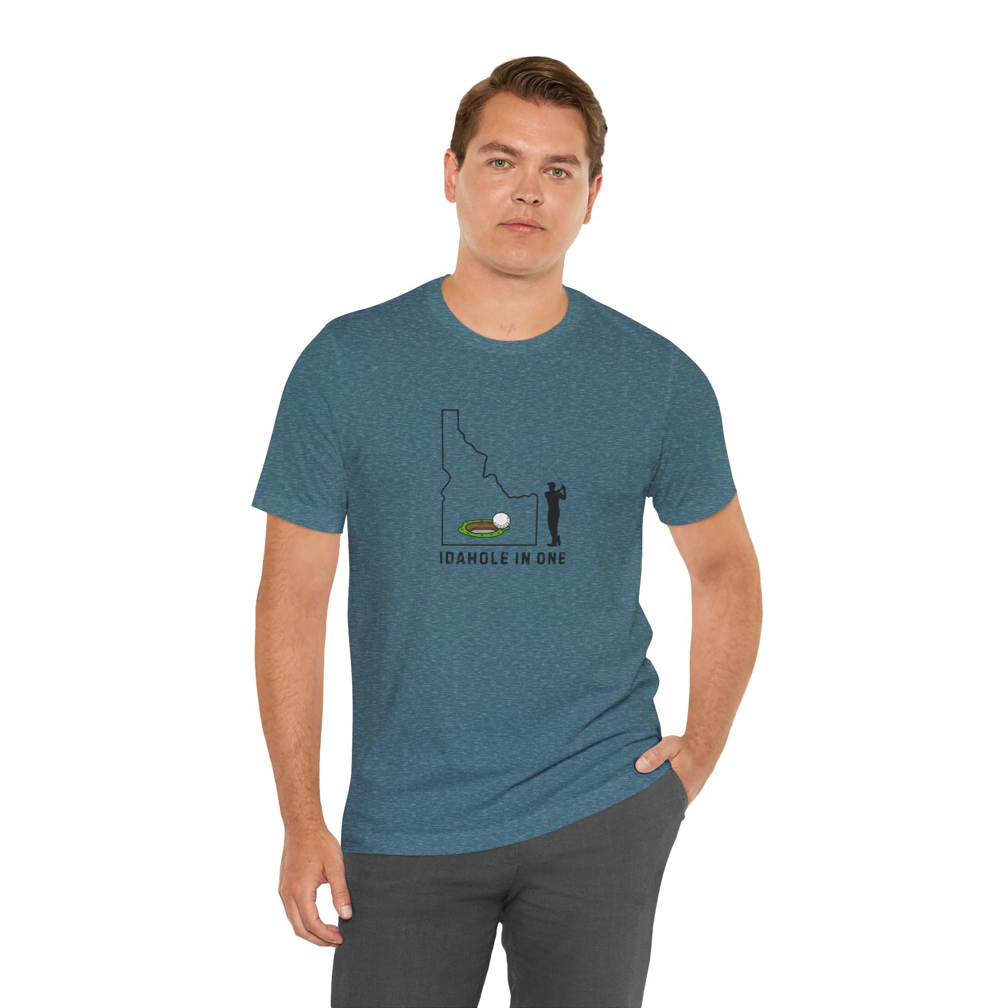 Idahole In One Men's Golf T-Shirt