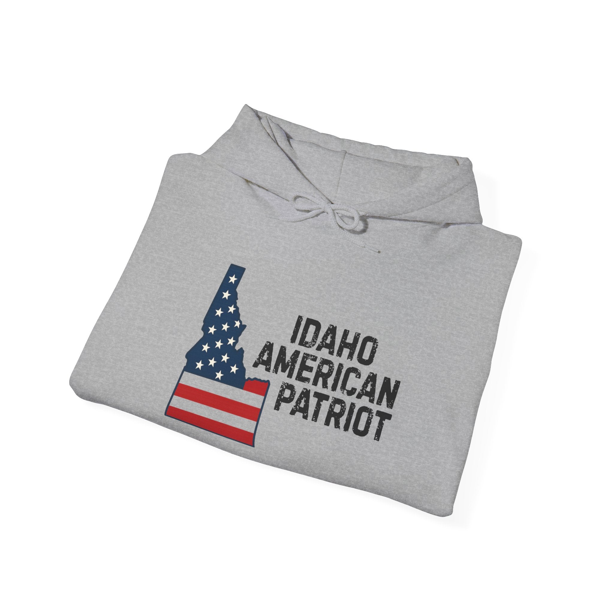"Idaho American Patriot" Hoodie with Sleeve Logo