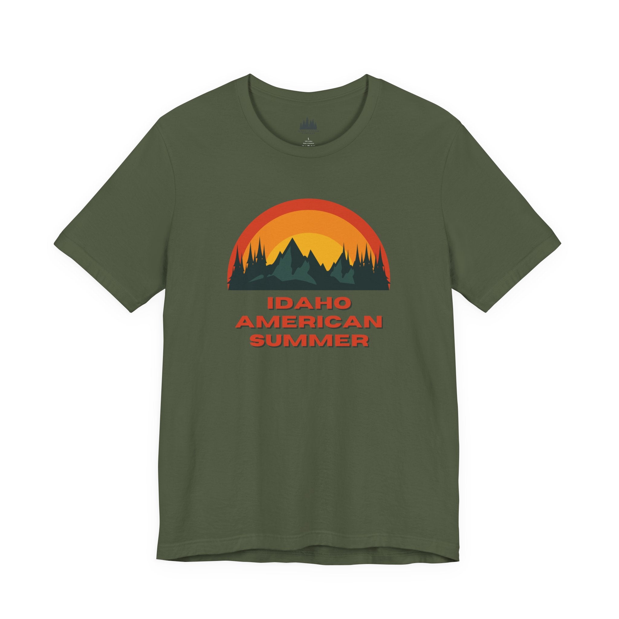 Idaho American Summer Retro T-Shirt