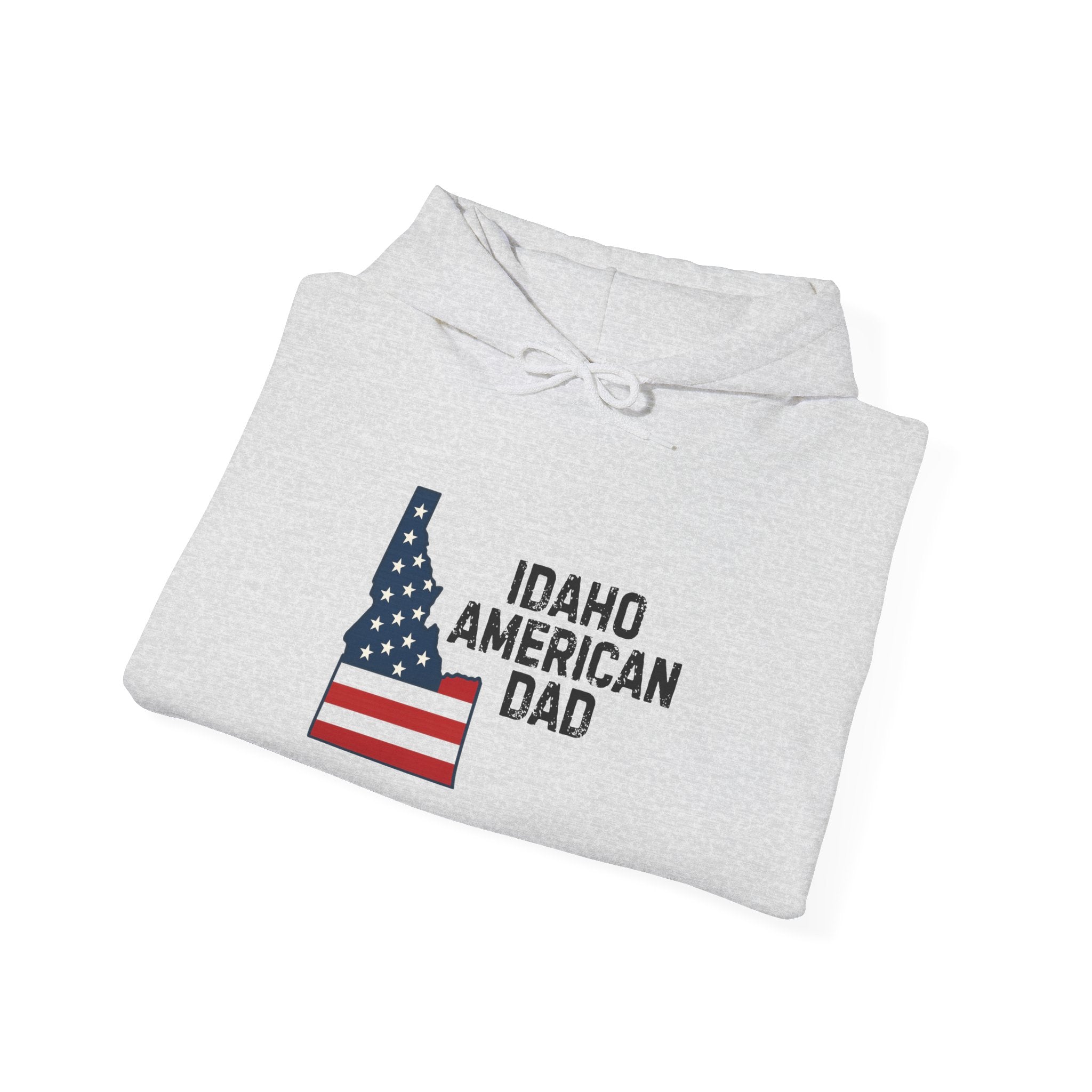Idaho American Dad Hoodie with Sleeve Logo