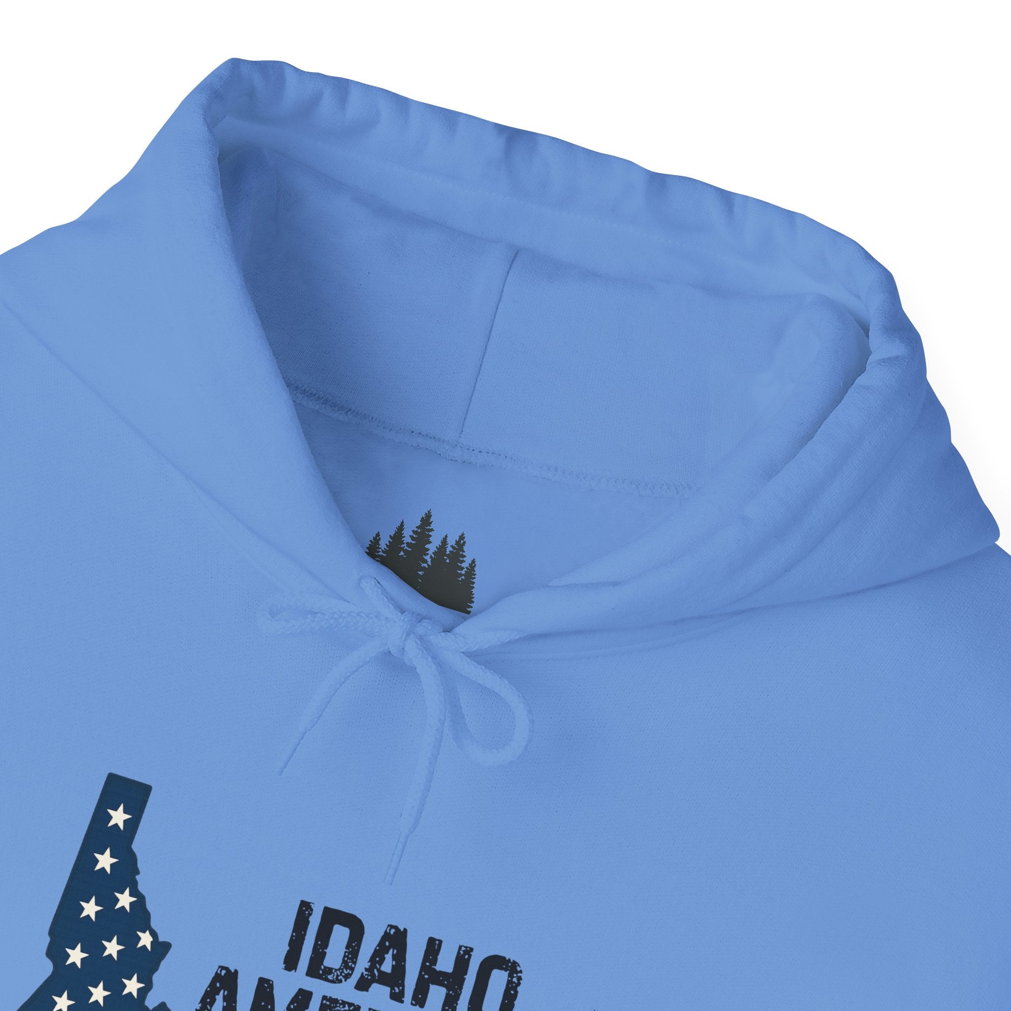 Idaho American Beauty Hoodie with No Sleeve Logo