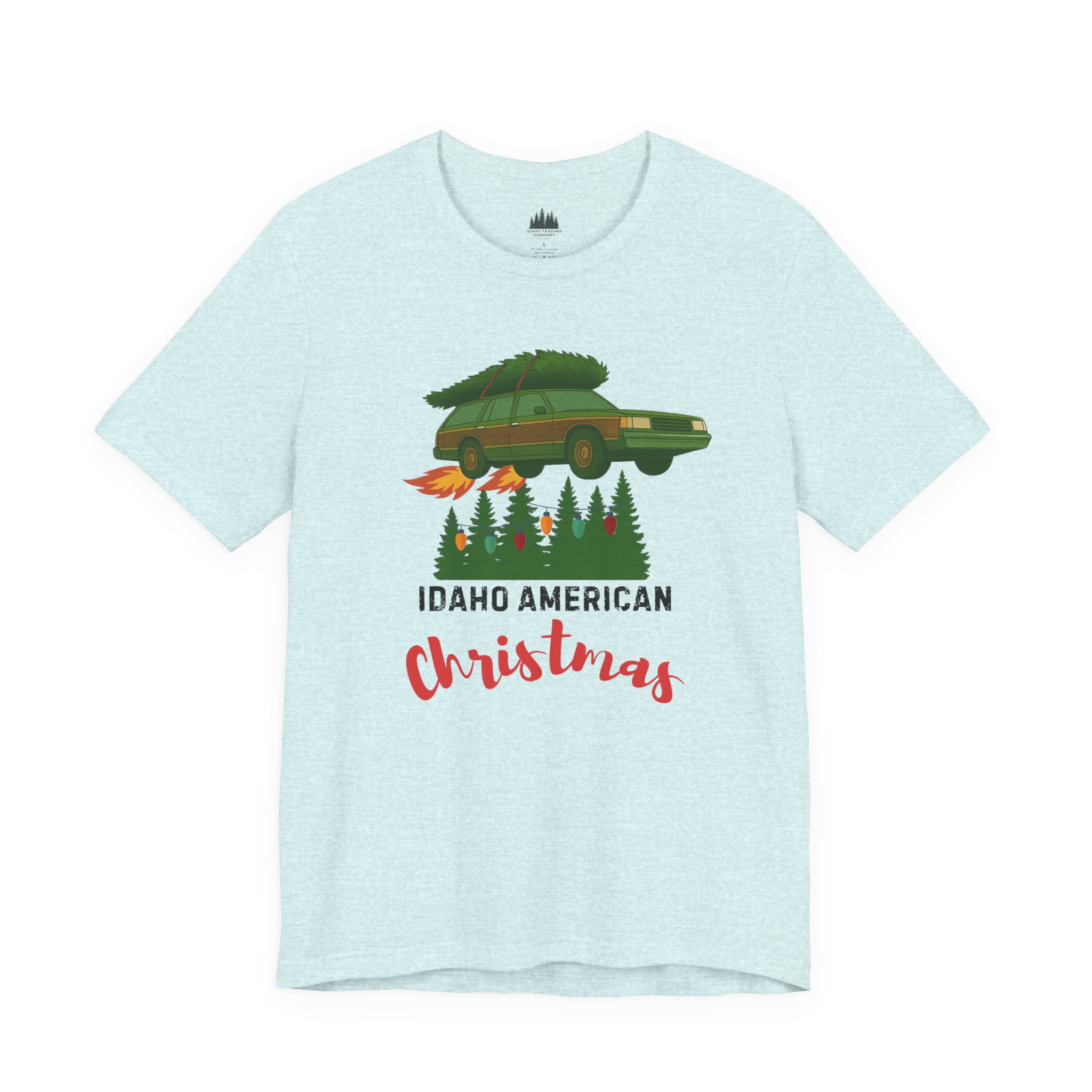 Idaho American Christmas Holiday T-Shirt