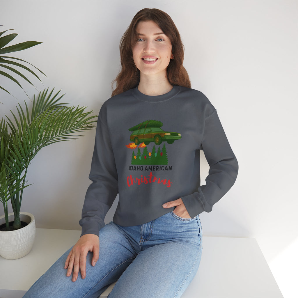"Idaho American Christmas Holiday Vacation" Sweatshirt