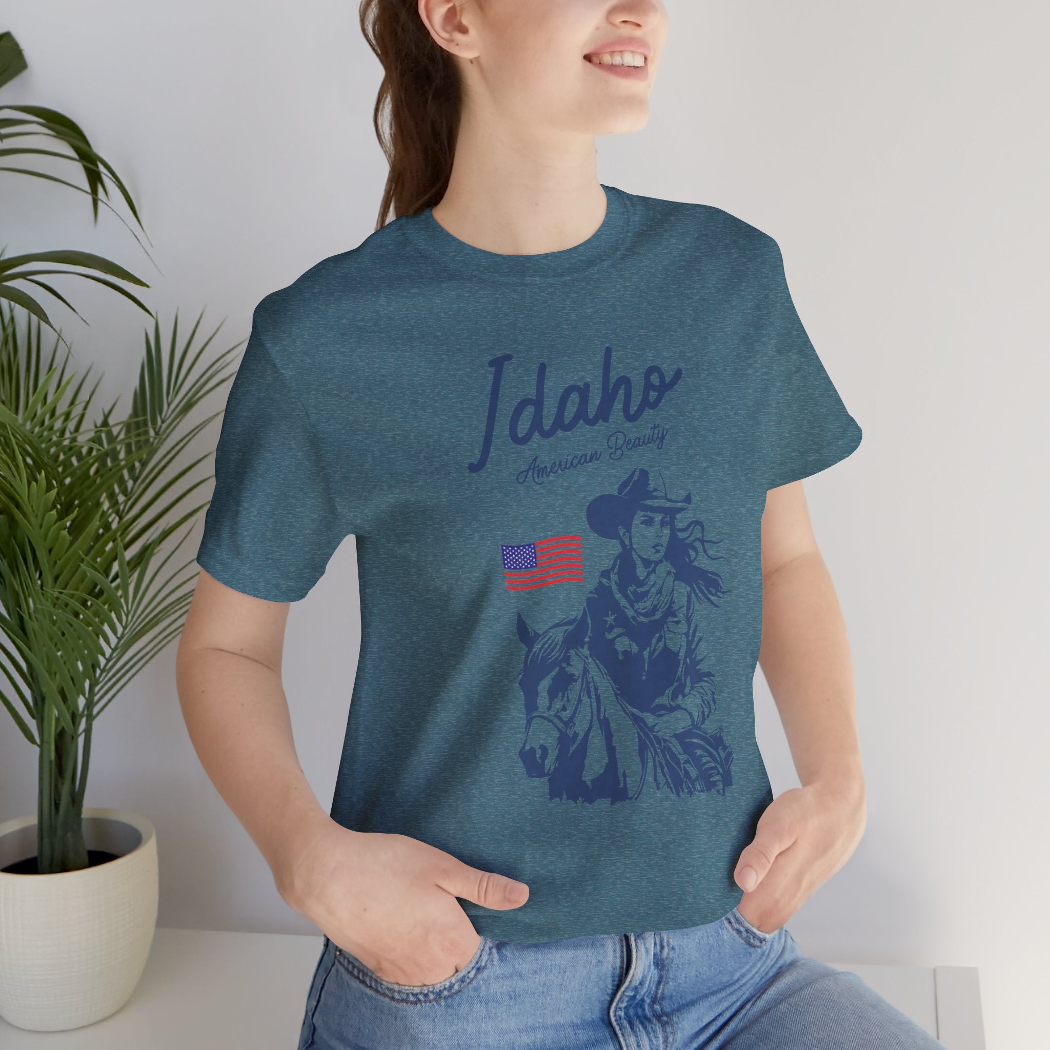 Idaho American Beauty Vintage Western T-Shirt