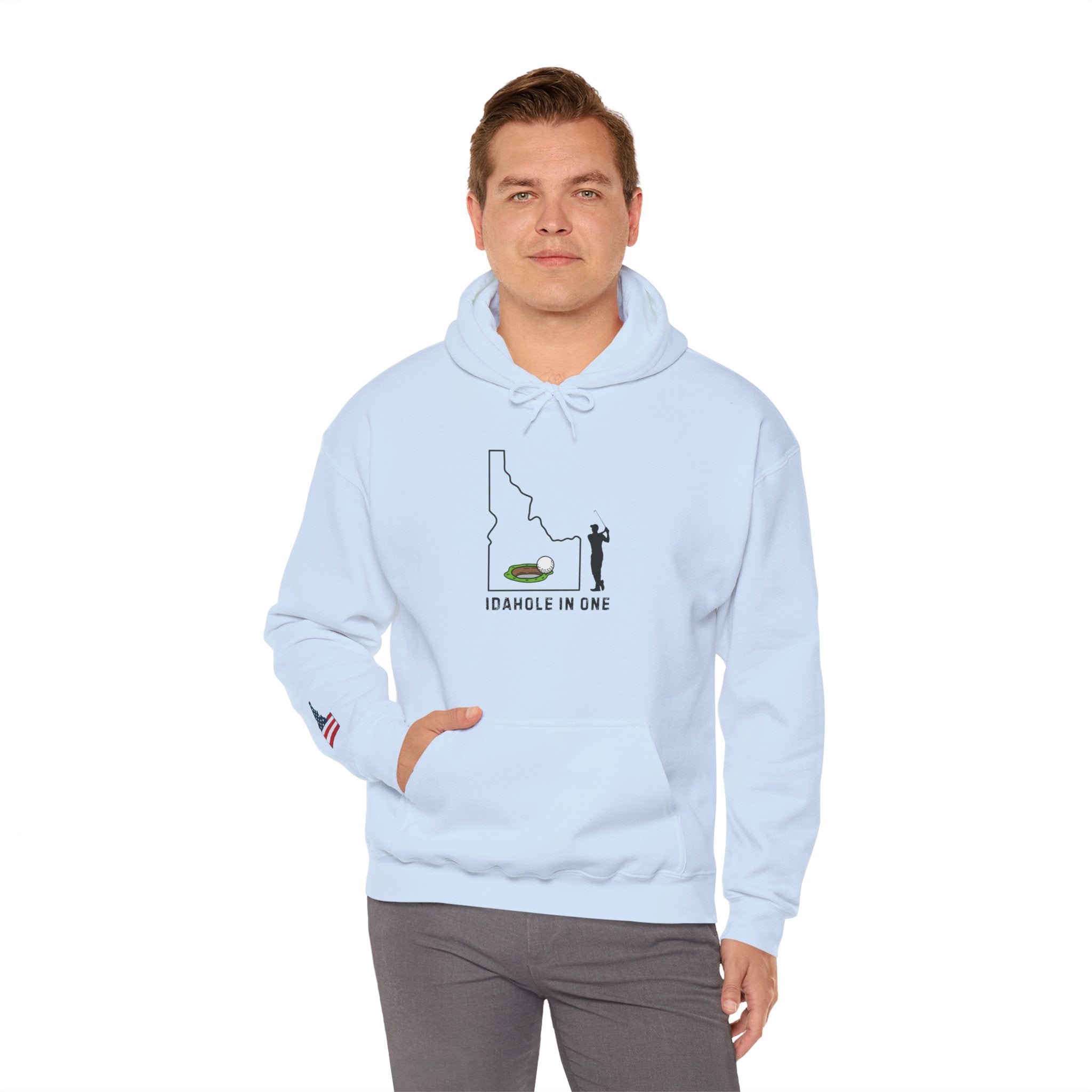 'Idahole In One' Men's Golf Hoodie
