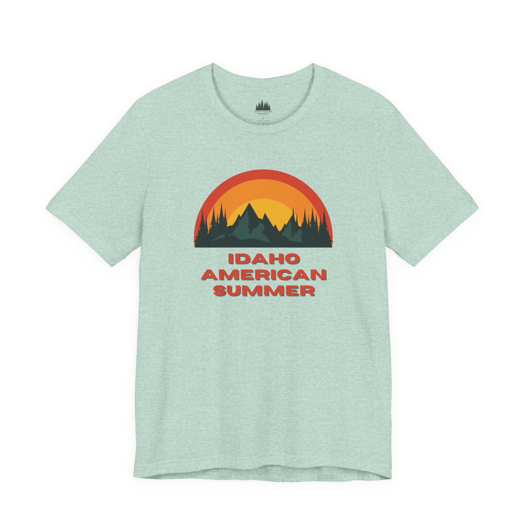 Idaho American Summer Retro T-Shirt
