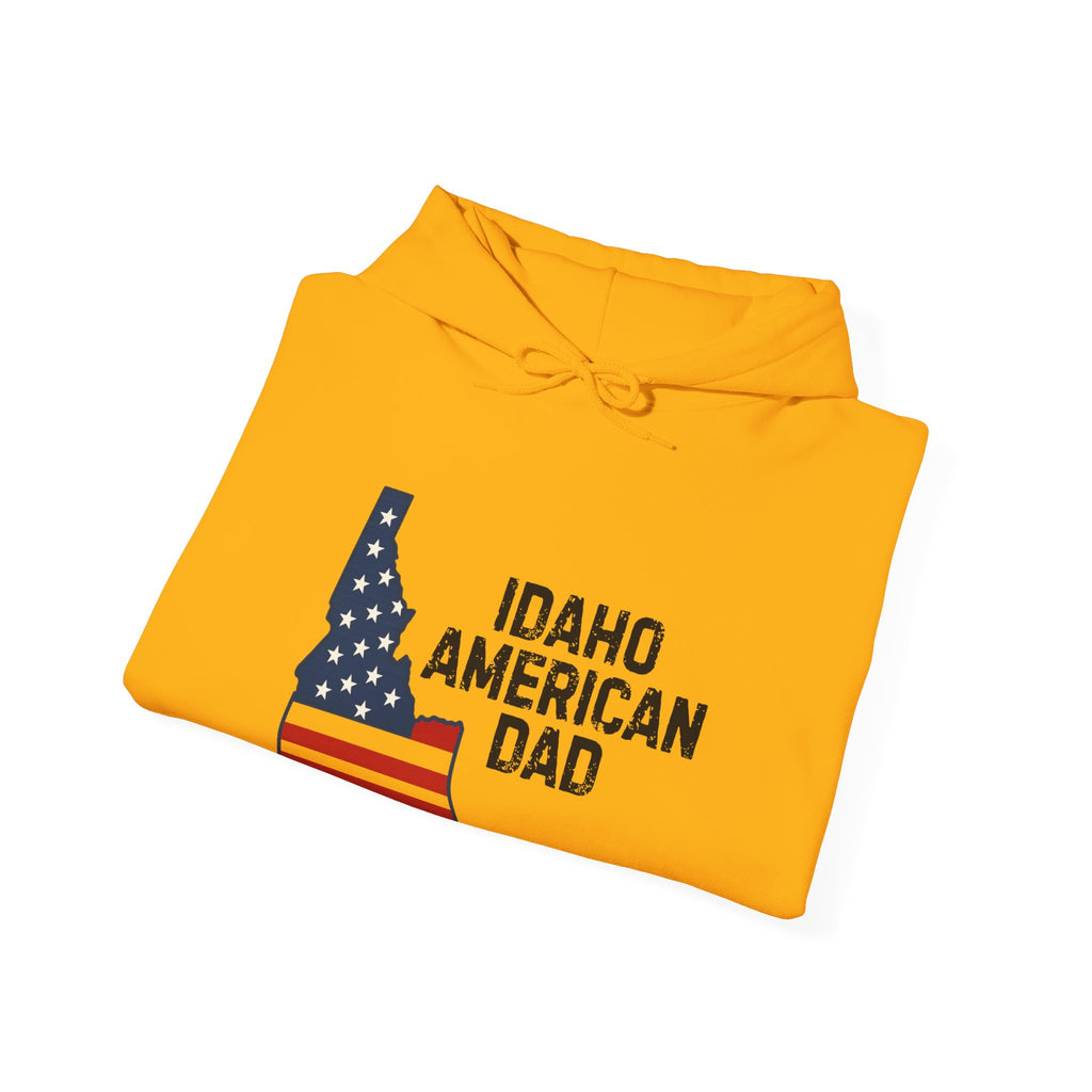 Idaho American Dad Hoodie No Sleeve Logo