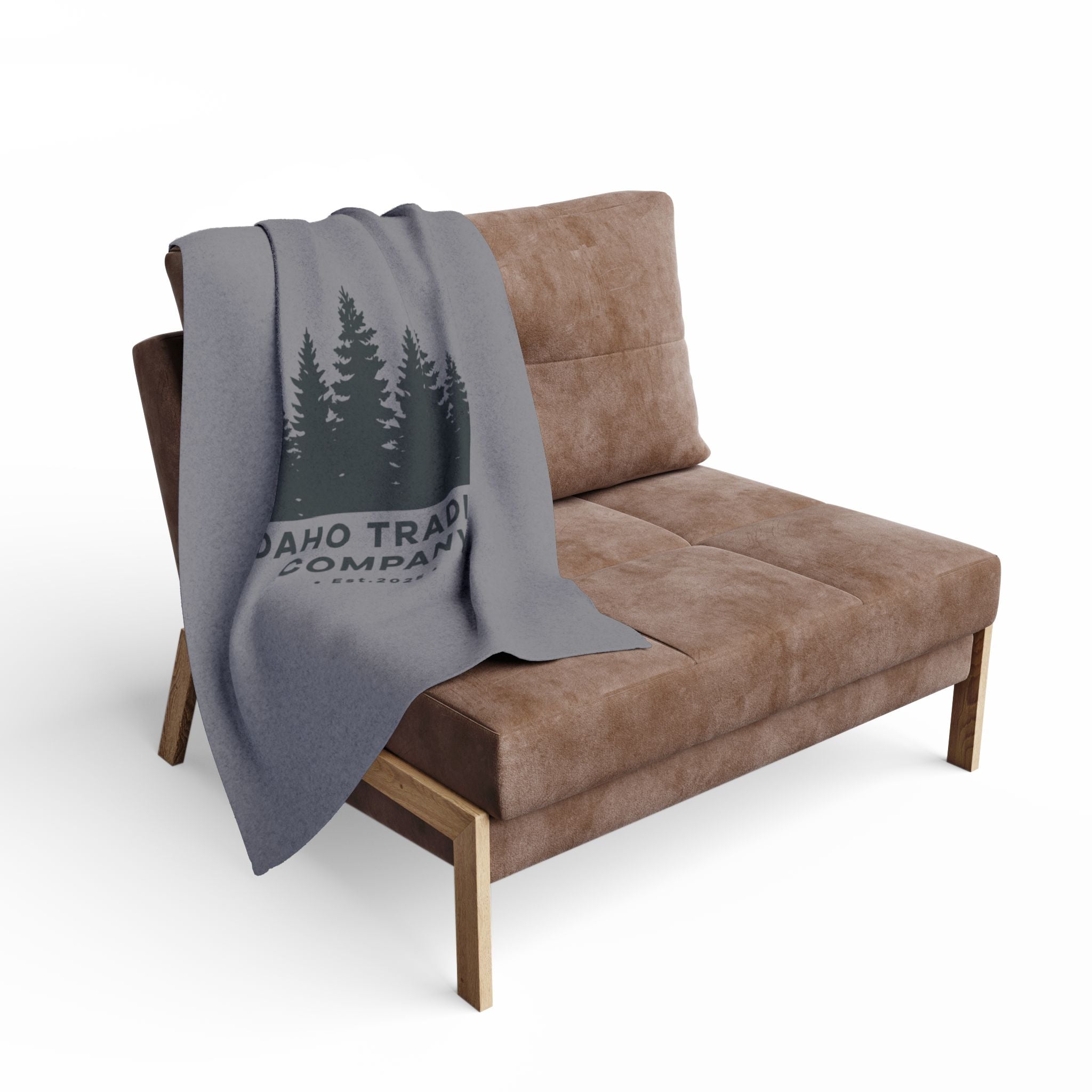 Idaho Trading Company Fleece Blanket — Cozy Forest Throw