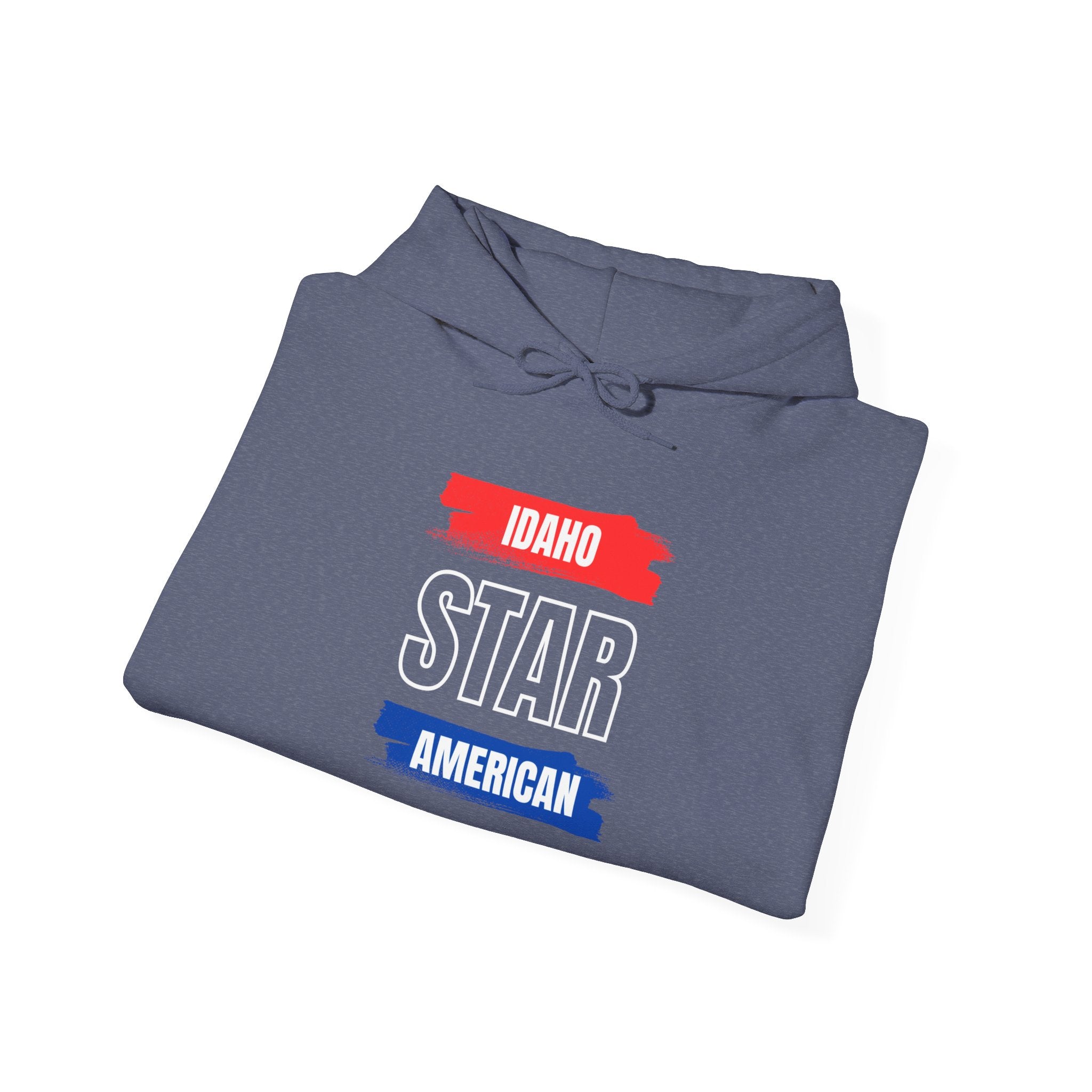 Idaho American Star Hoodie with Sleeve Logo