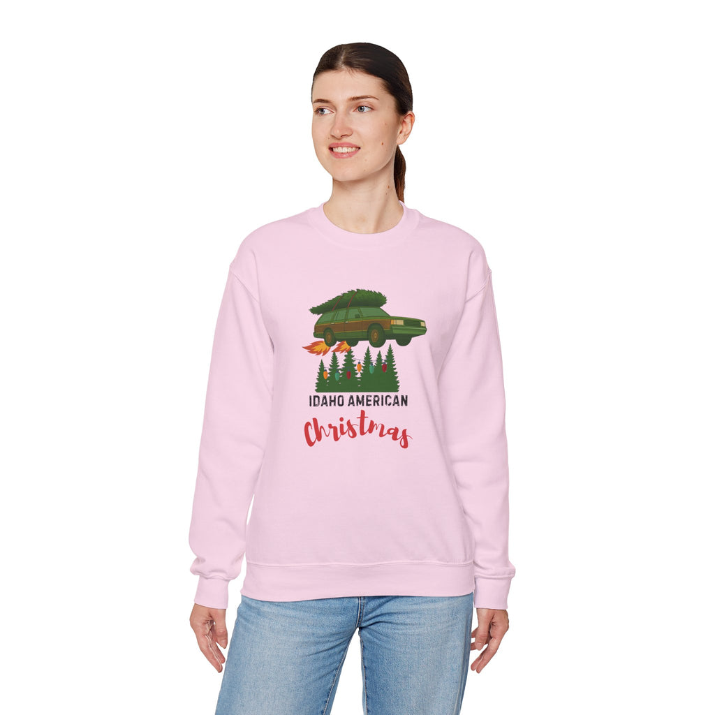 "Idaho American Christmas Holiday Vacation" Sweatshirt