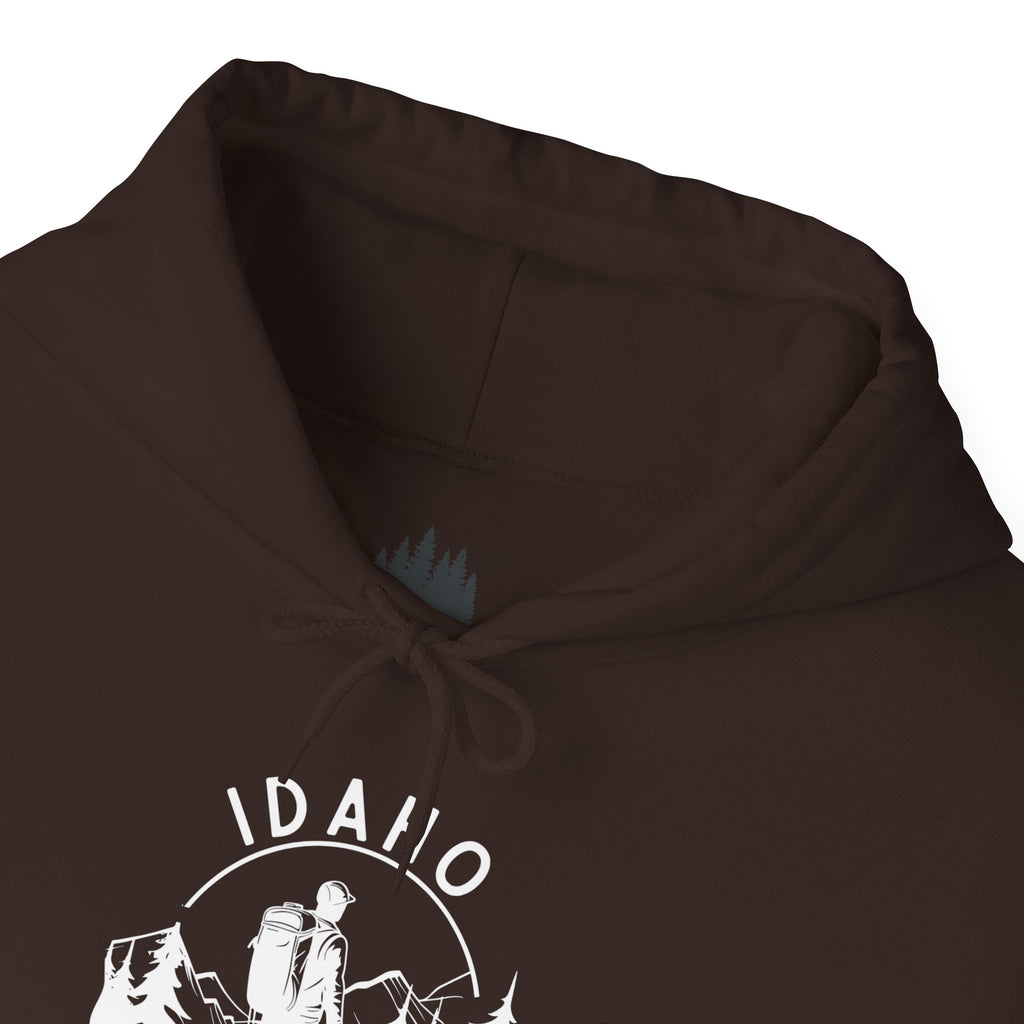 "Idaho American Patriot State of Mind" Hoodie with Sleeve Logo