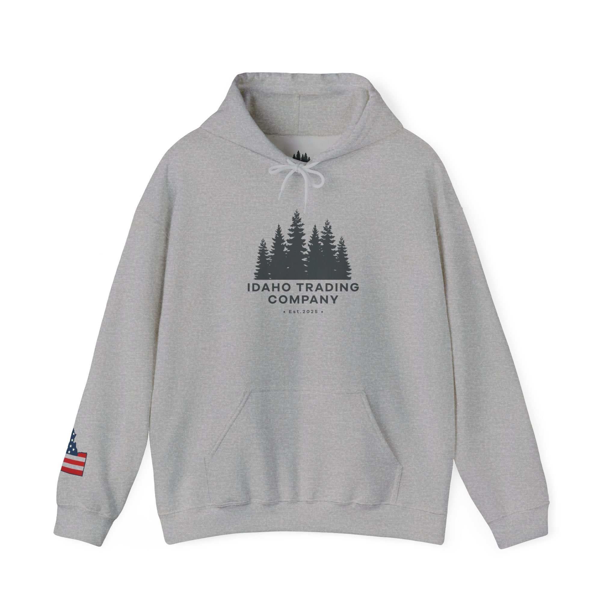 Idaho Trading Company Hoodie with Sleeve Logo
