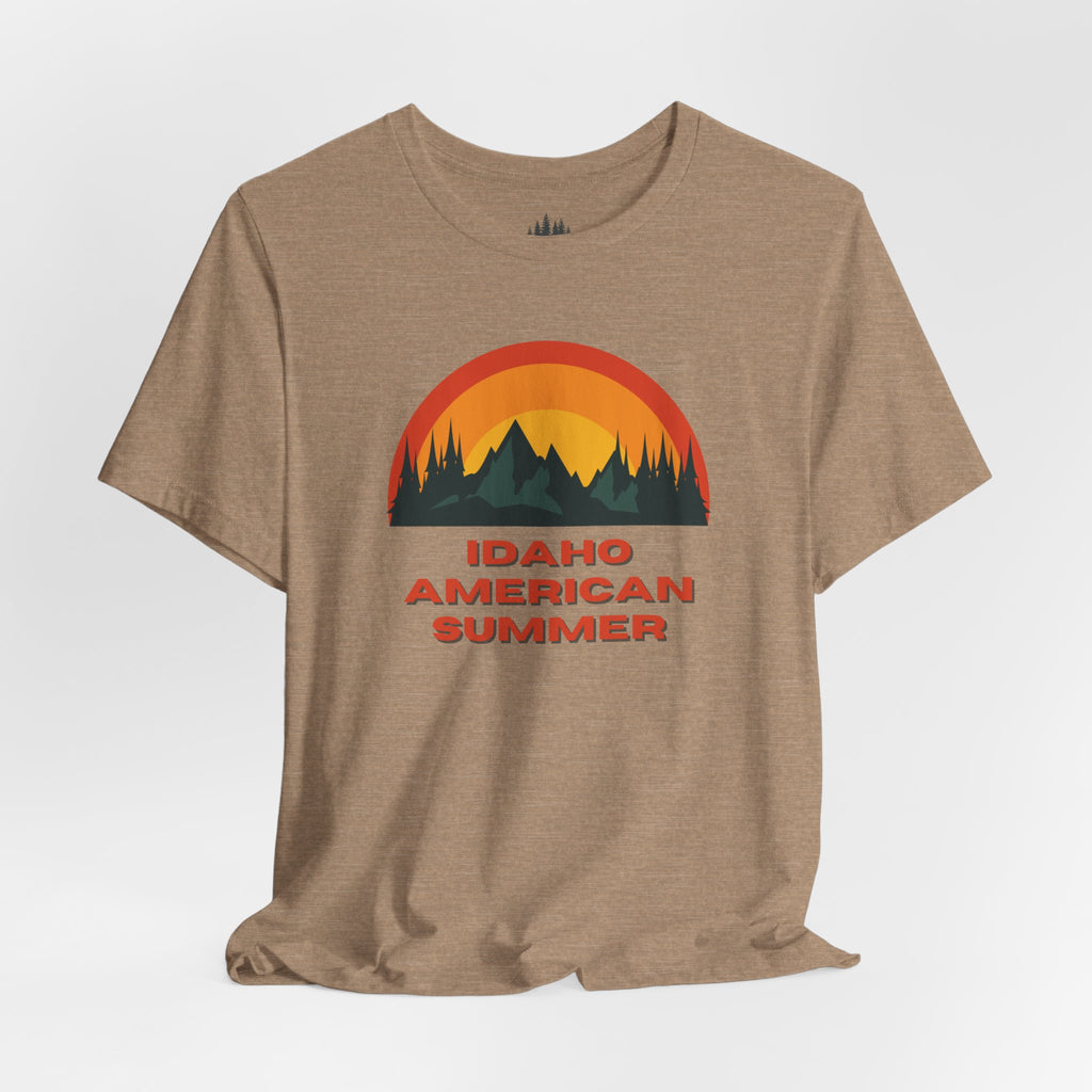 Idaho American Summer Retro T-Shirt