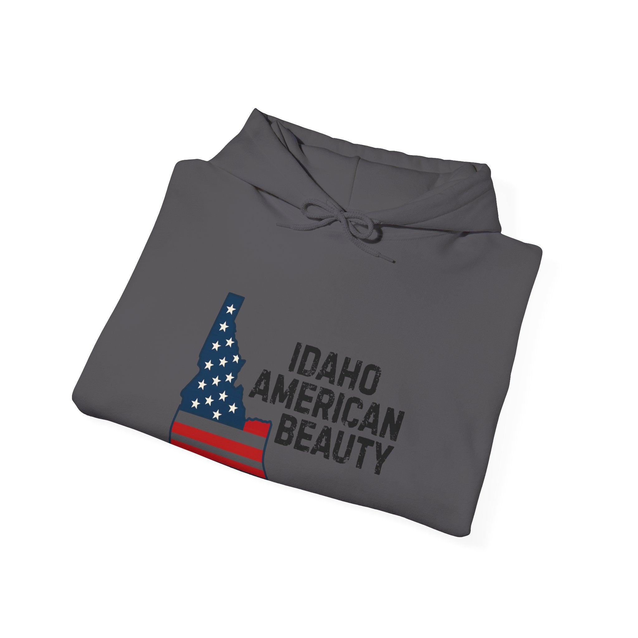 Idaho American Beauty Hoodie with No Sleeve Logo